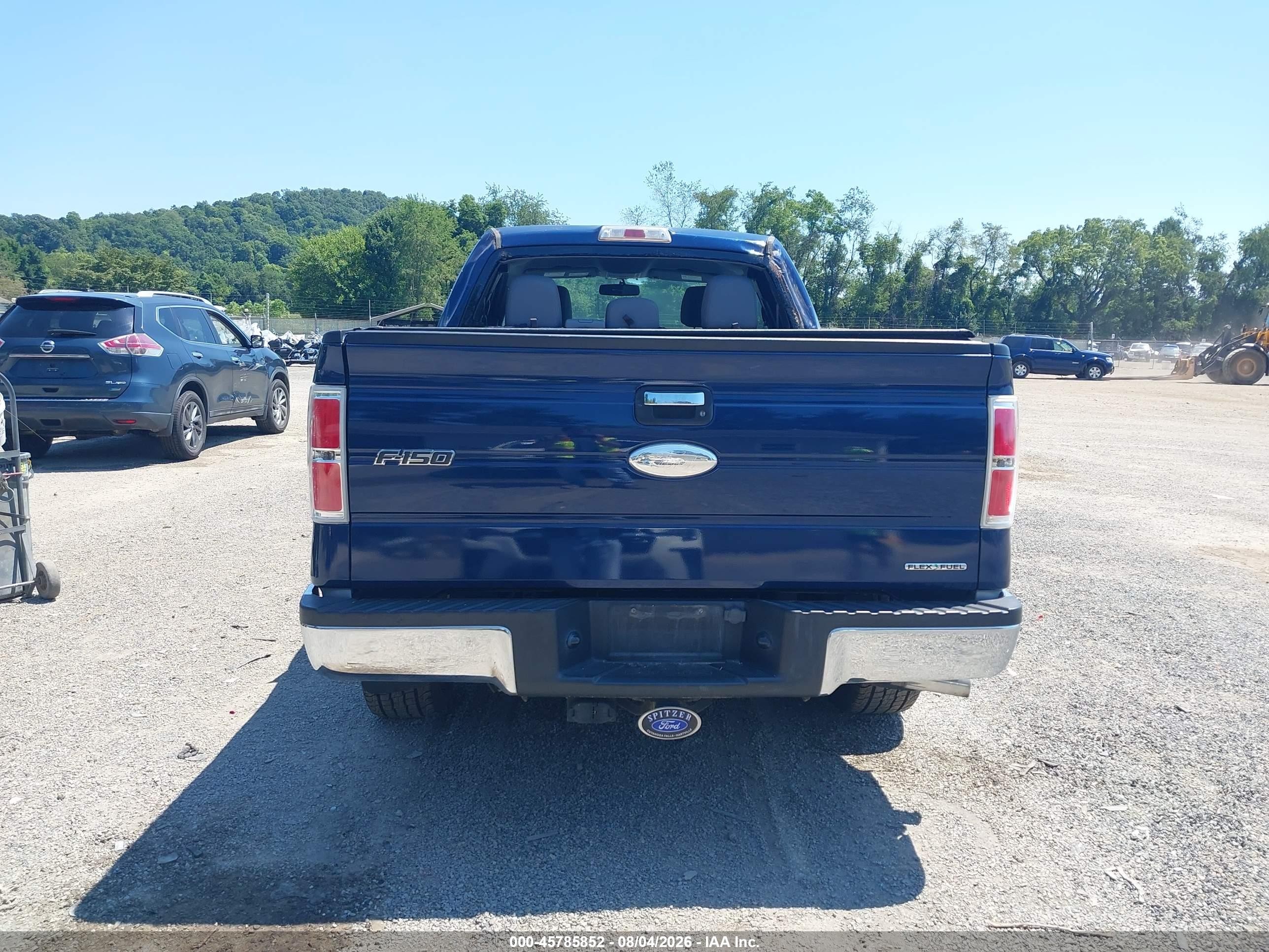 2011 Ford F-150 Xlt Blue vin: 1FTEX1CM6BFC63924