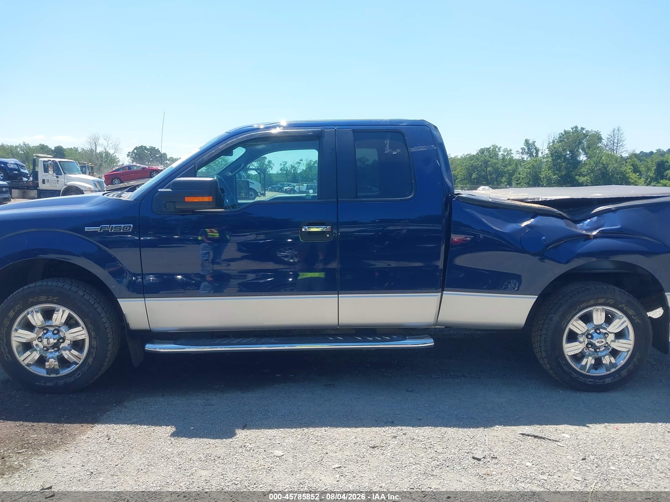 2011 Ford F-150 Xlt Blue vin: 1FTEX1CM6BFC63924