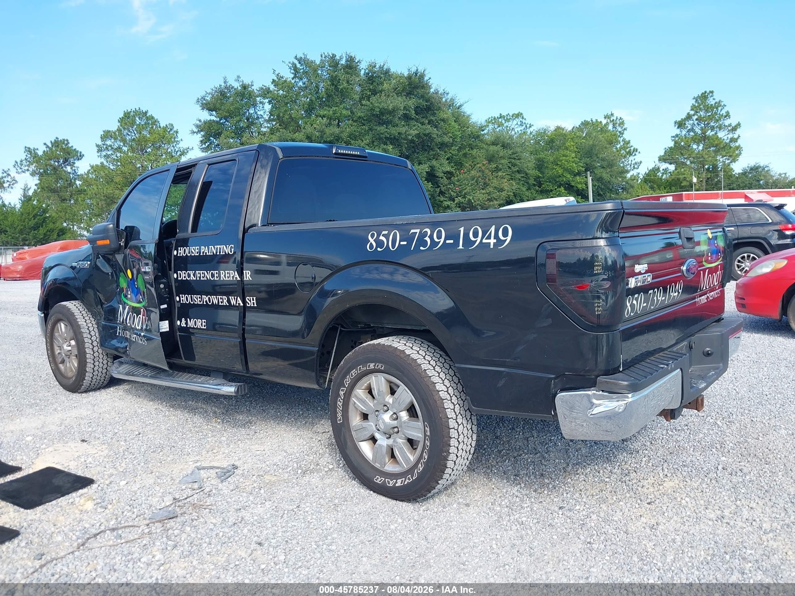 2012 Ford F-150 Xlt Black vin: 1FTEX1CM6CFA99706