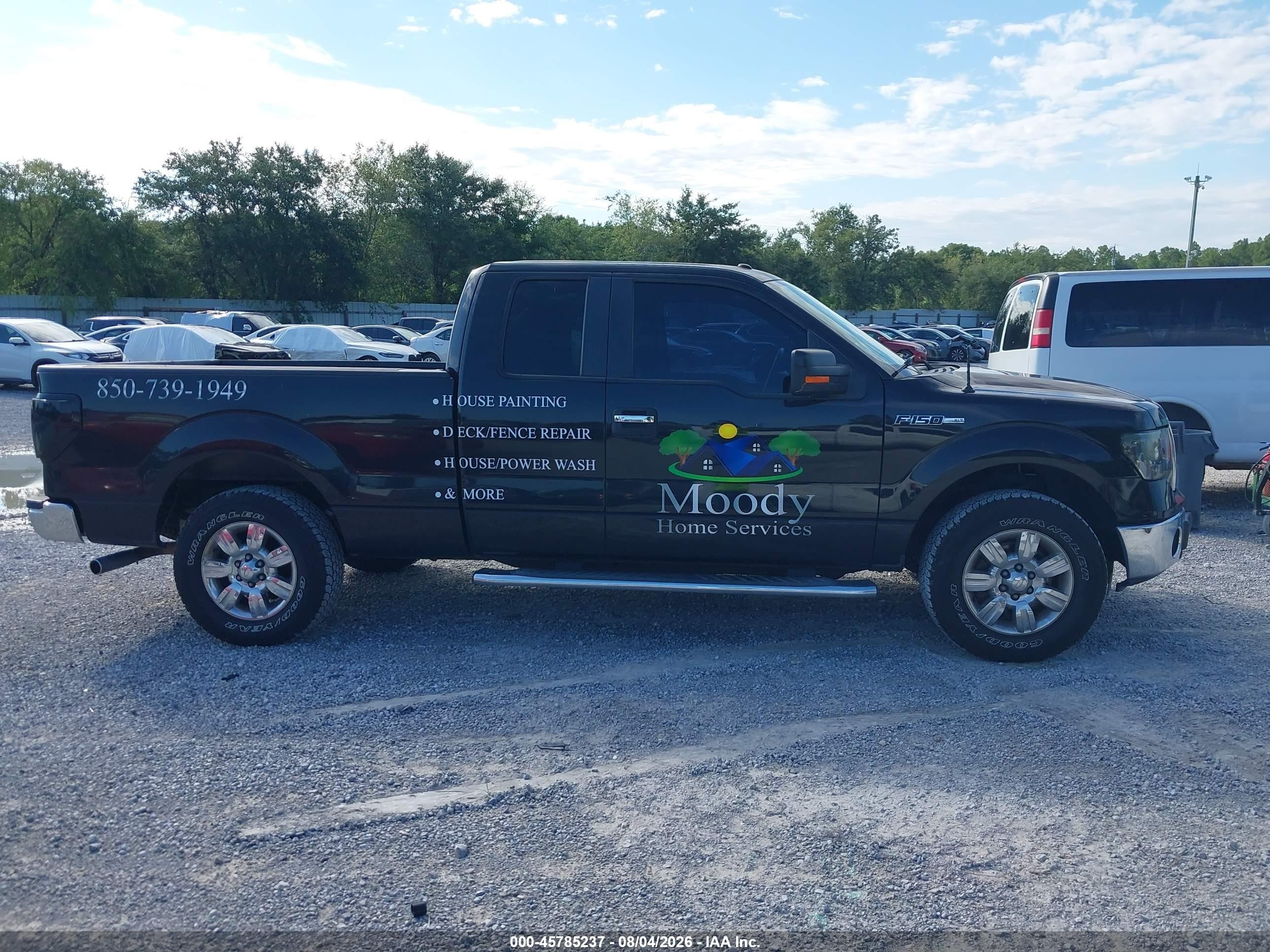 2012 Ford F-150 Xlt Black vin: 1FTEX1CM6CFA99706