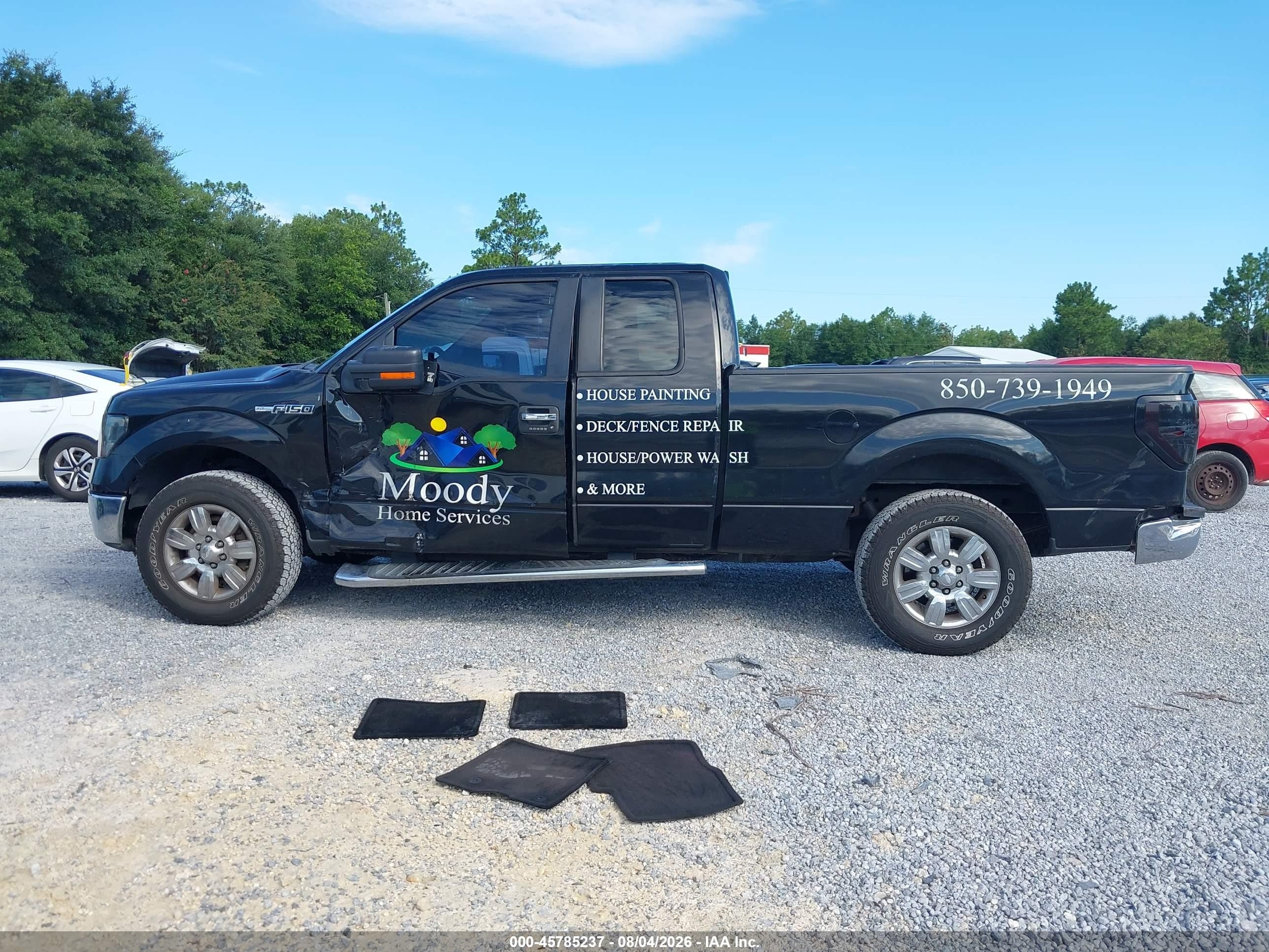 2012 Ford F-150 Xlt Black vin: 1FTEX1CM6CFA99706
