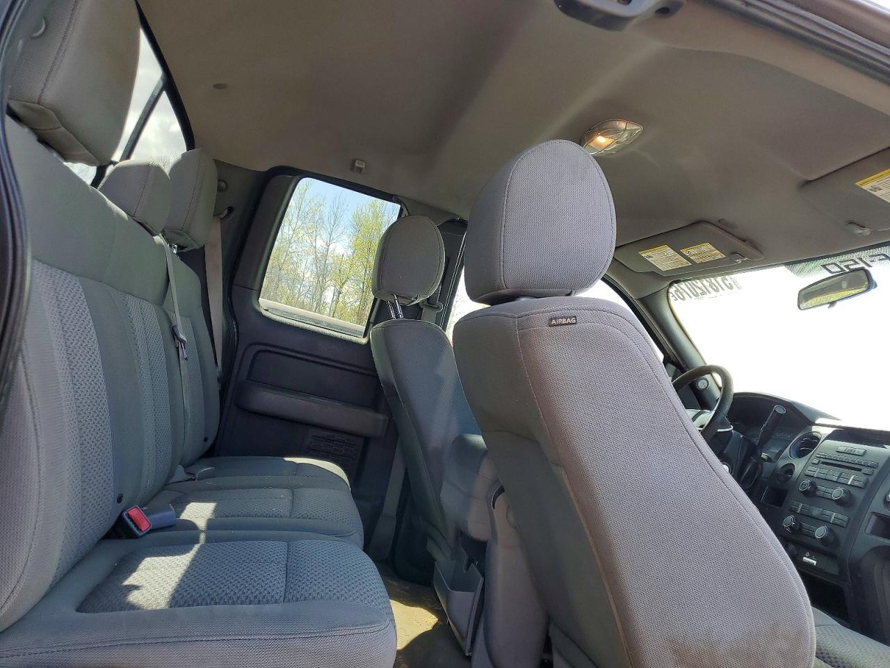 2013 Ford F150 Super Cab Black vin: 1FTEX1CM6DKD38731