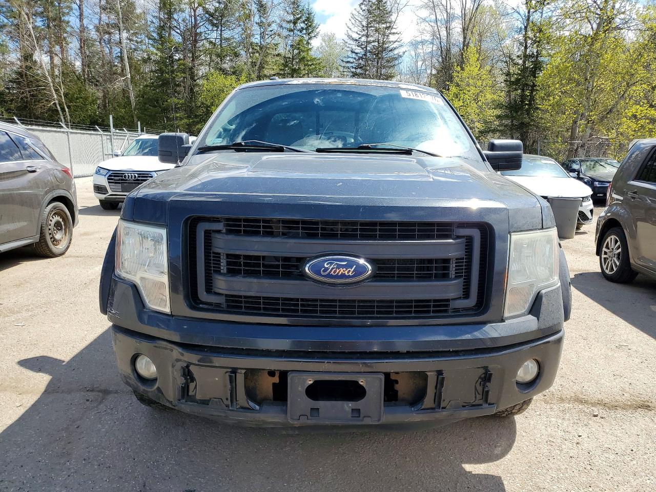 2013 Ford F150 Super Cab Black vin: 1FTEX1CM6DKD38731