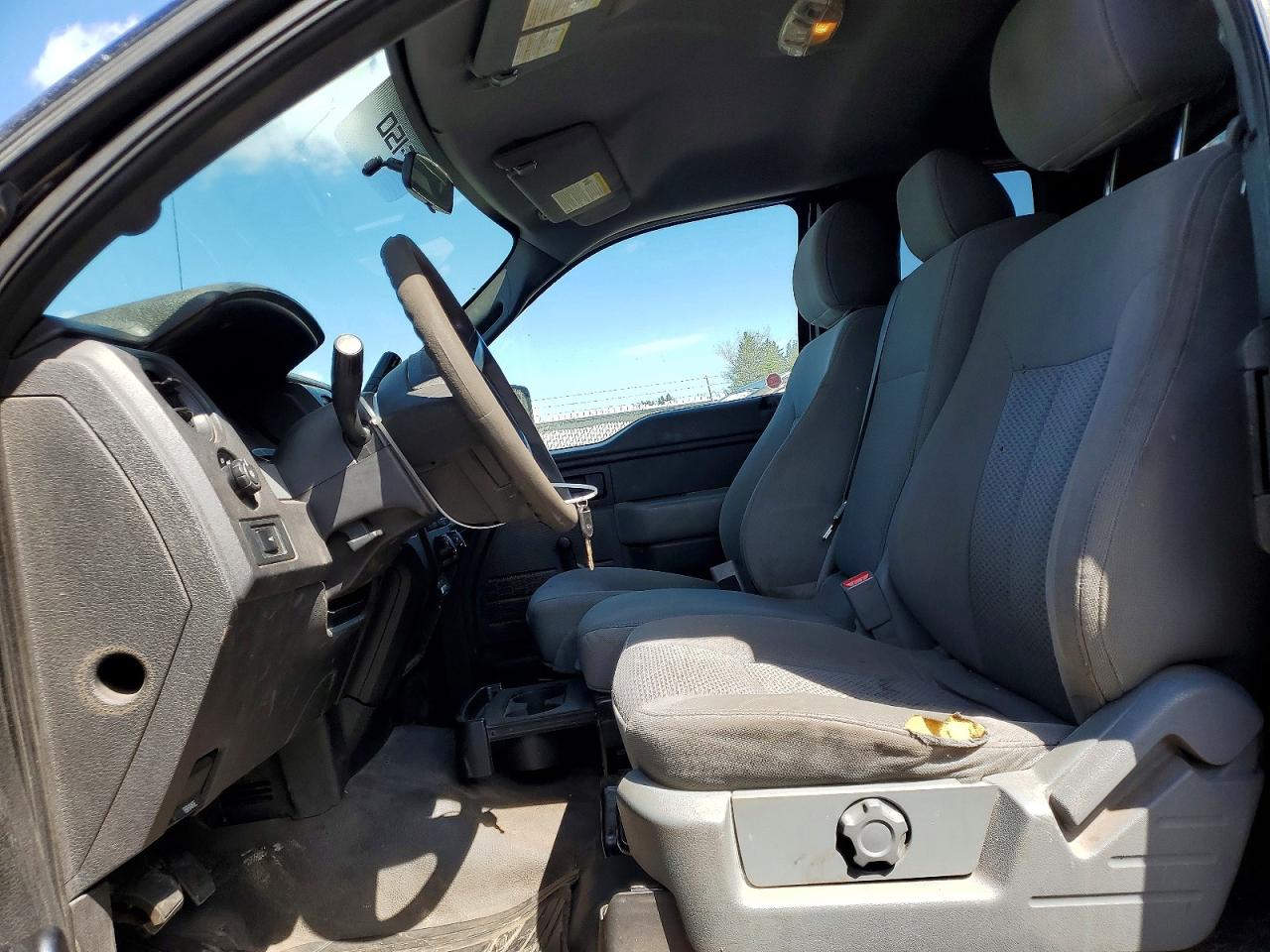 2013 Ford F150 Super Cab Black vin: 1FTEX1CM6DKD38731