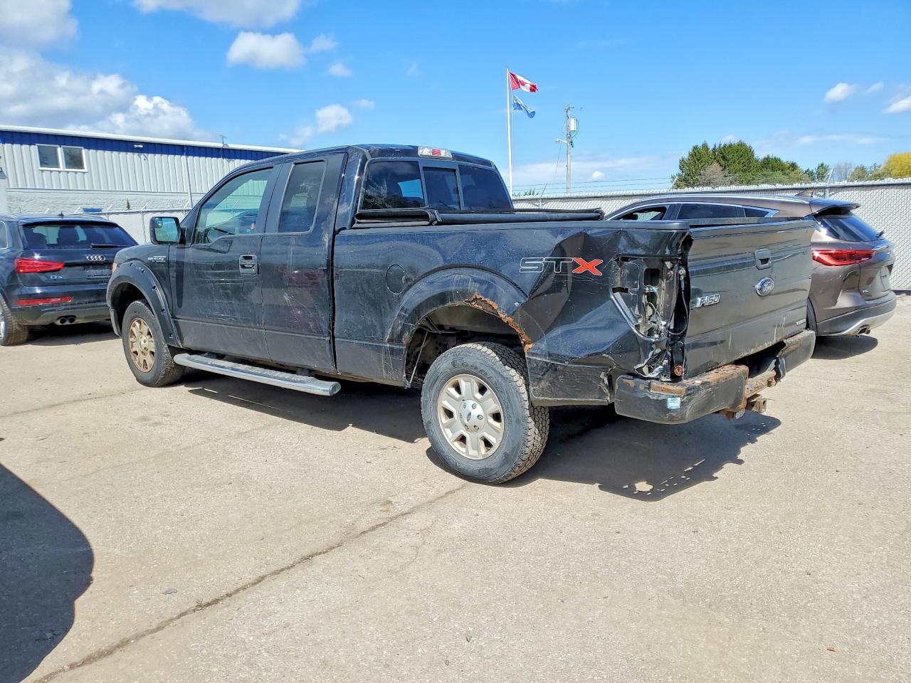 2013 Ford F150 Super Cab Black vin: 1FTEX1CM6DKD38731