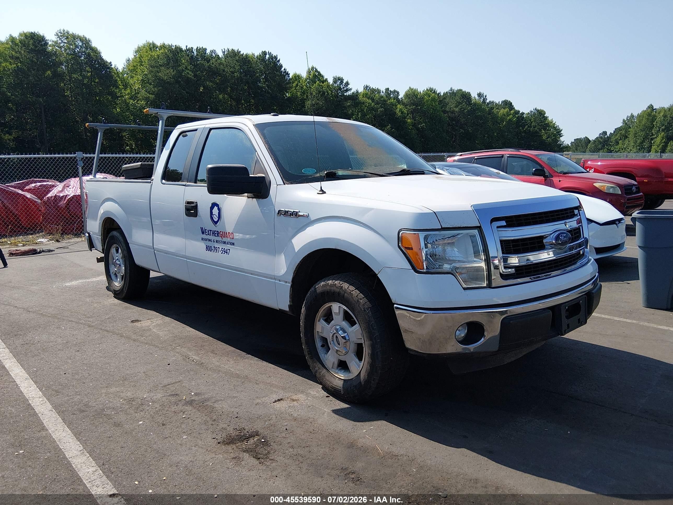 2014 Ford F-150 Stx/xl/xlt White vin: 1FTEX1CM6EFA23065