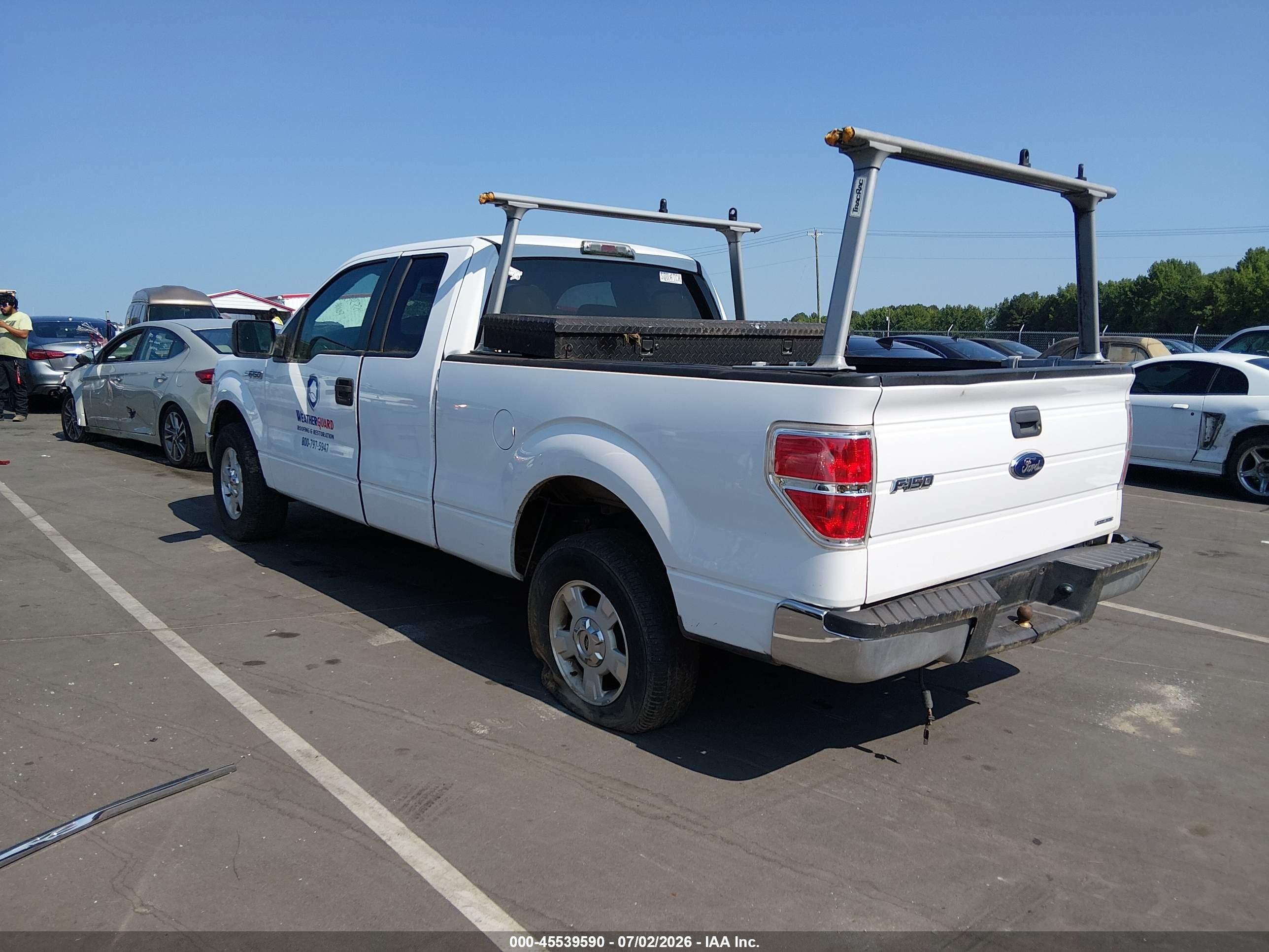 2014 Ford F-150 Stx/xl/xlt White vin: 1FTEX1CM6EFA23065