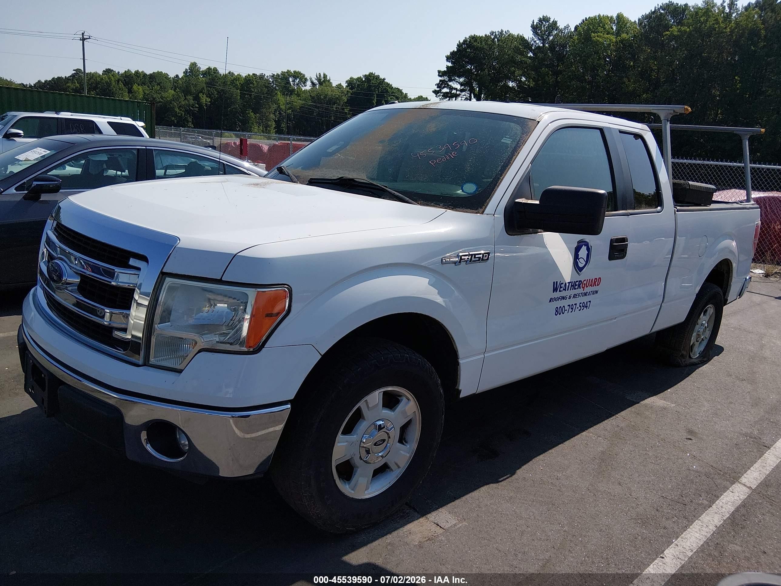 2014 Ford F-150 Stx/xl/xlt White vin: 1FTEX1CM6EFA23065
