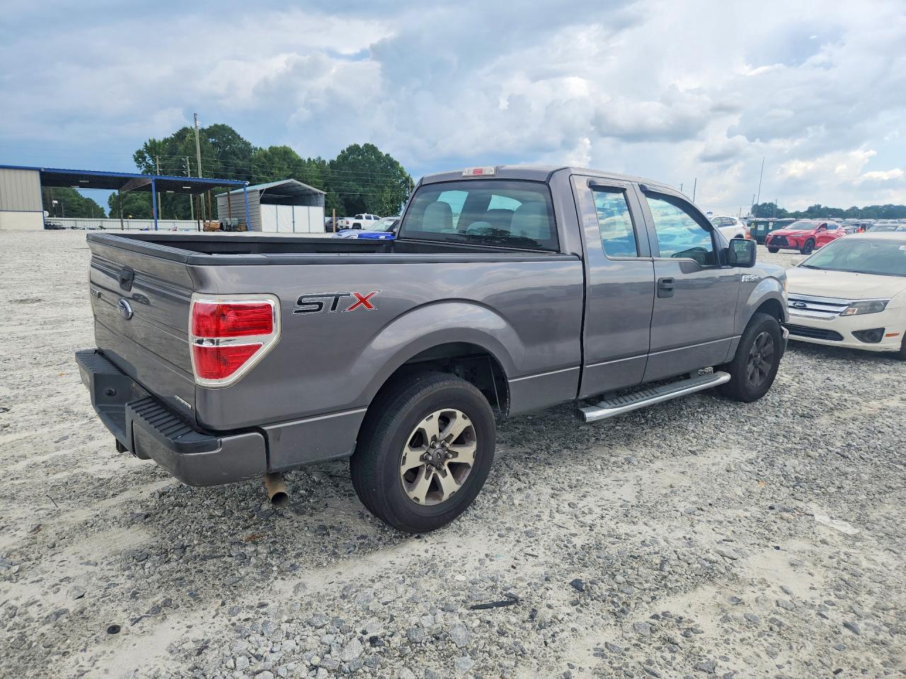2014 Ford F150 Super Cab Серый vin: 1FTEX1CM6EFB14143