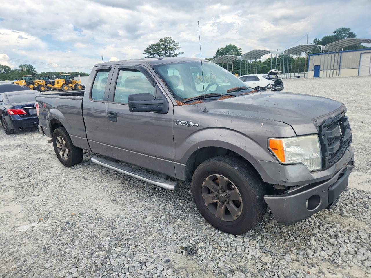 2014 Ford F150 Super Cab Серый vin: 1FTEX1CM6EFB14143