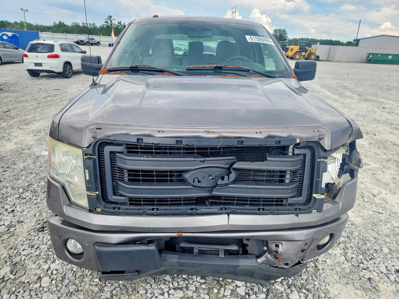 2014 Ford F150 Super Cab Серый vin: 1FTEX1CM6EFB14143