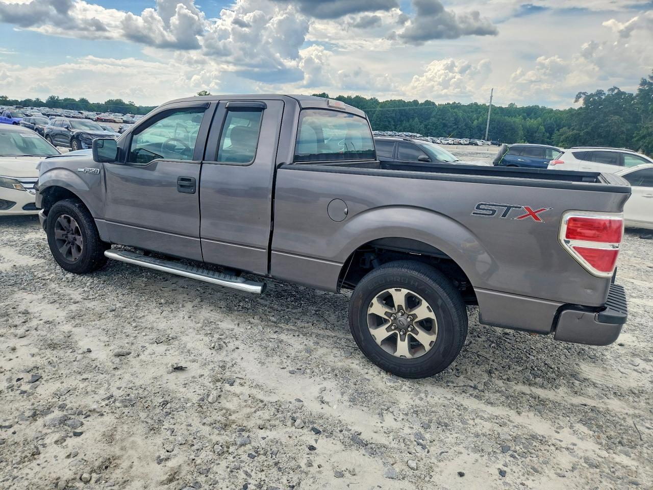 2014 Ford F150 Super Cab Серый vin: 1FTEX1CM6EFB14143