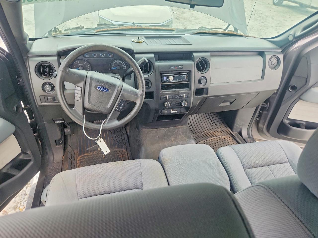 2014 Ford F150 Super Cab Серый vin: 1FTEX1CM6EFB14143