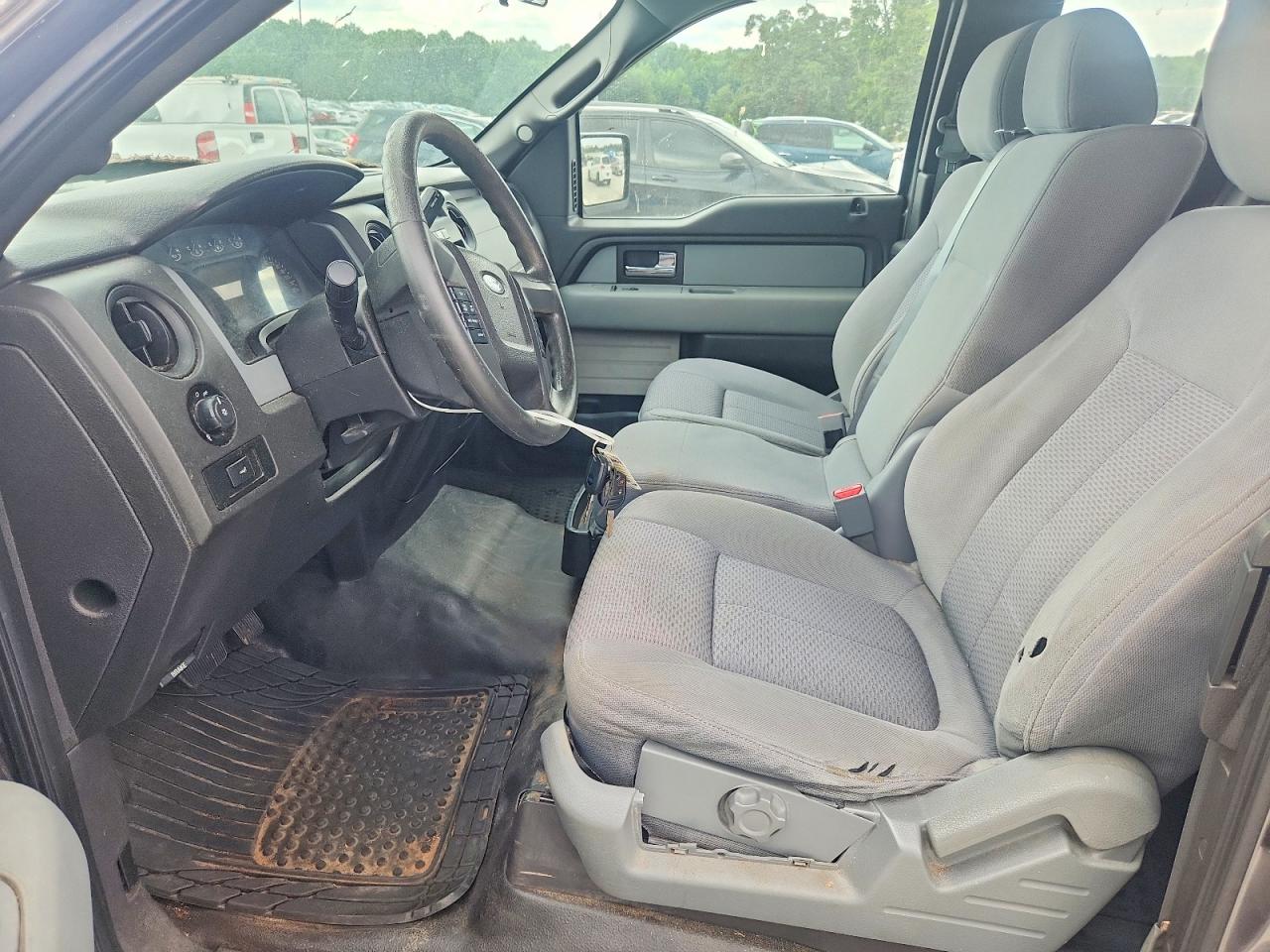 2014 Ford F150 Super Cab Серый vin: 1FTEX1CM6EFB14143