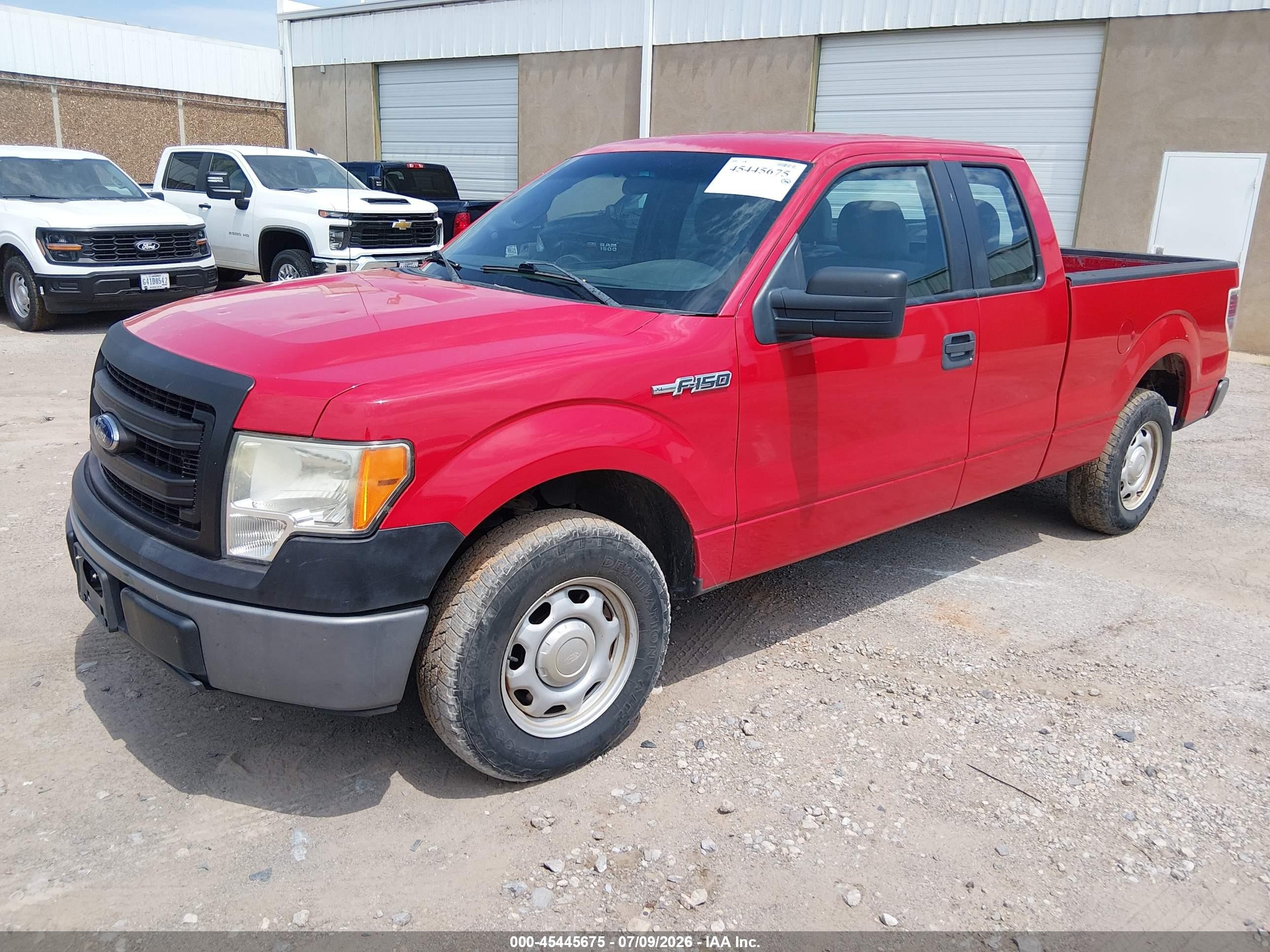2014 Ford F-150 Stx/xl/xlt Red vin: 1FTEX1CM6EKE41701