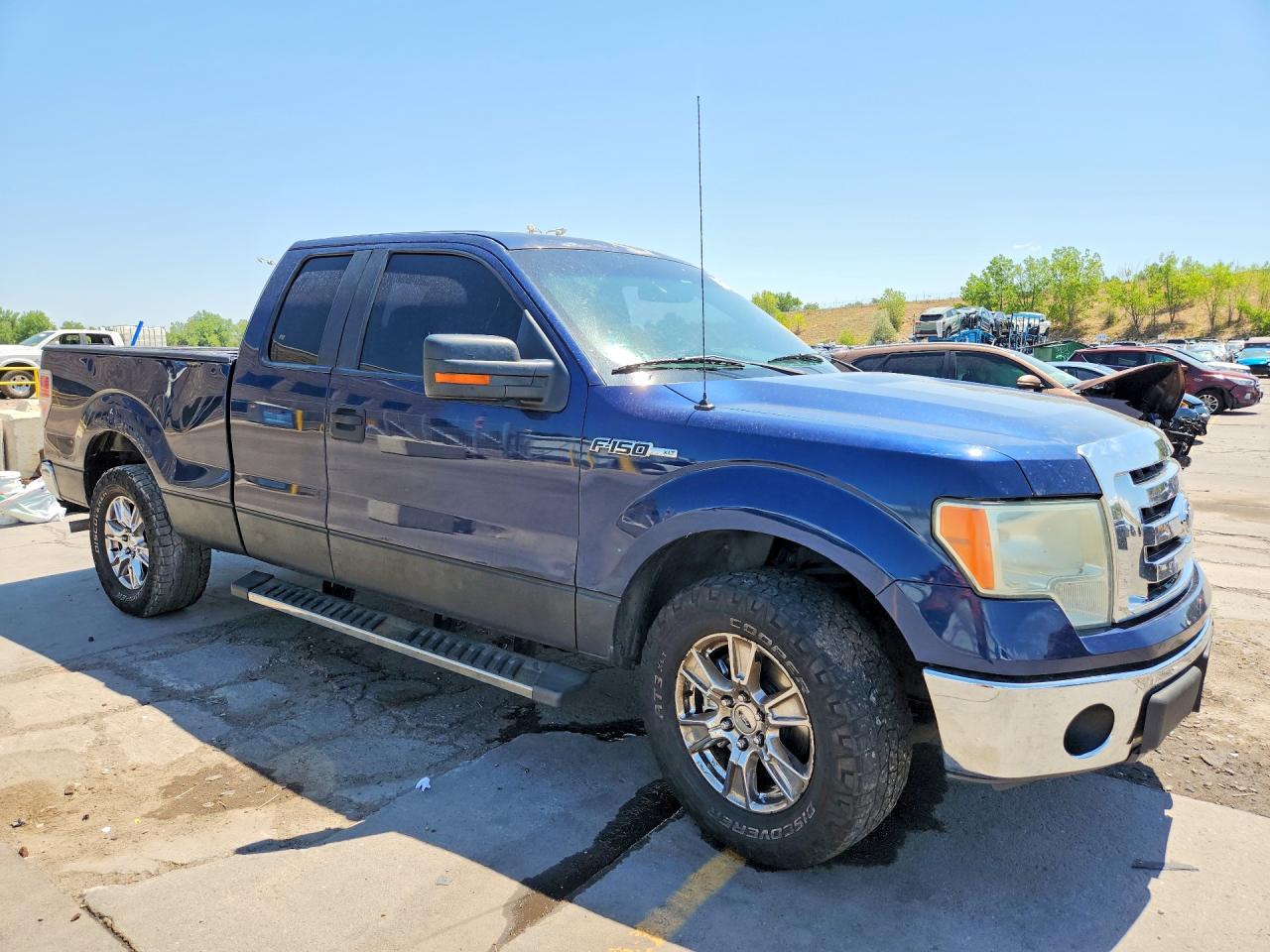 2011 Ford F150 Super Cab Blue vin: 1FTEX1CM7BKD05413