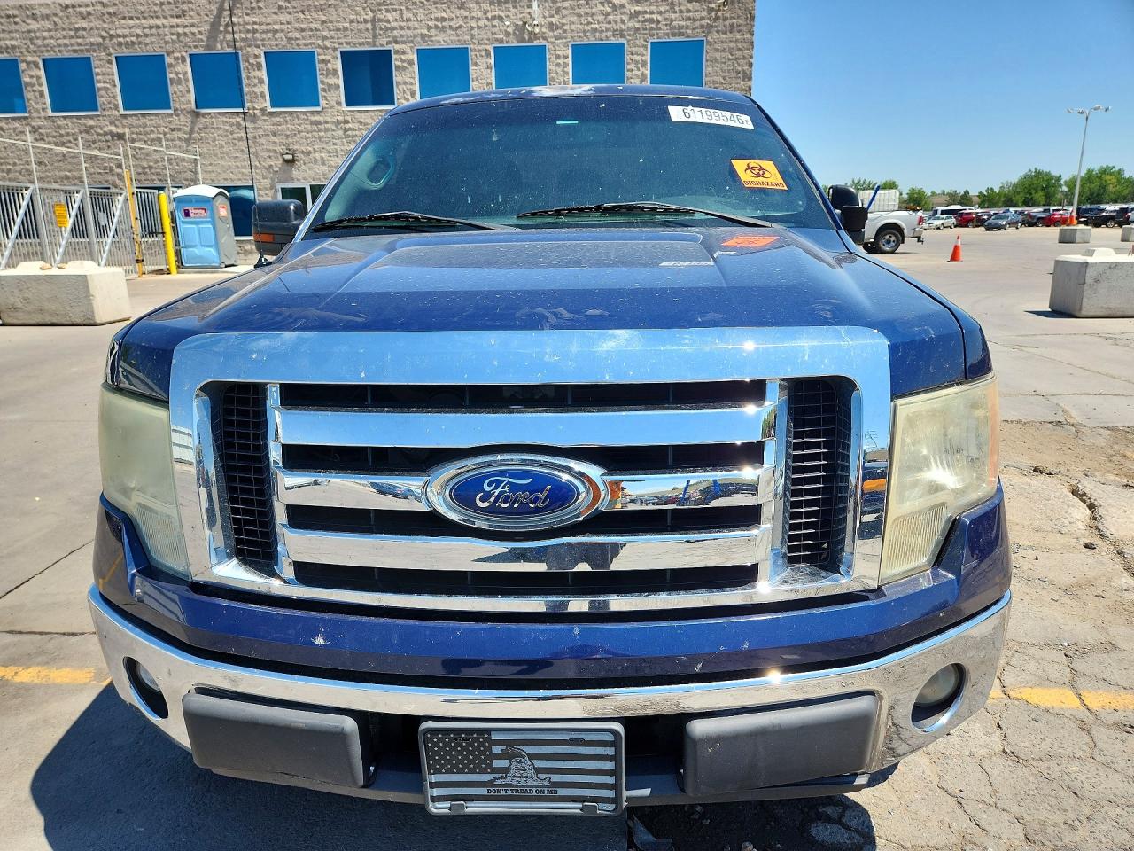 2011 Ford F150 Super Cab Blue vin: 1FTEX1CM7BKD05413