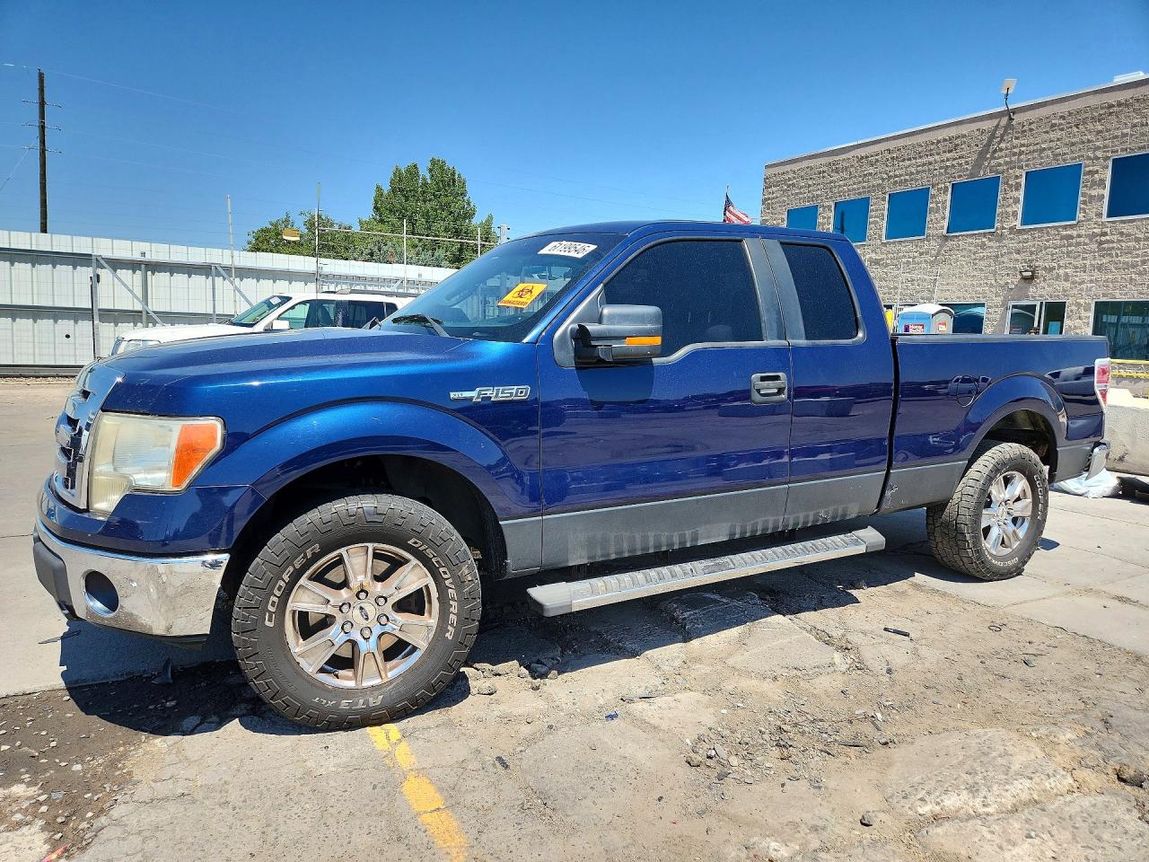 2011 Ford F150 Super Cab Blue vin: 1FTEX1CM7BKD05413