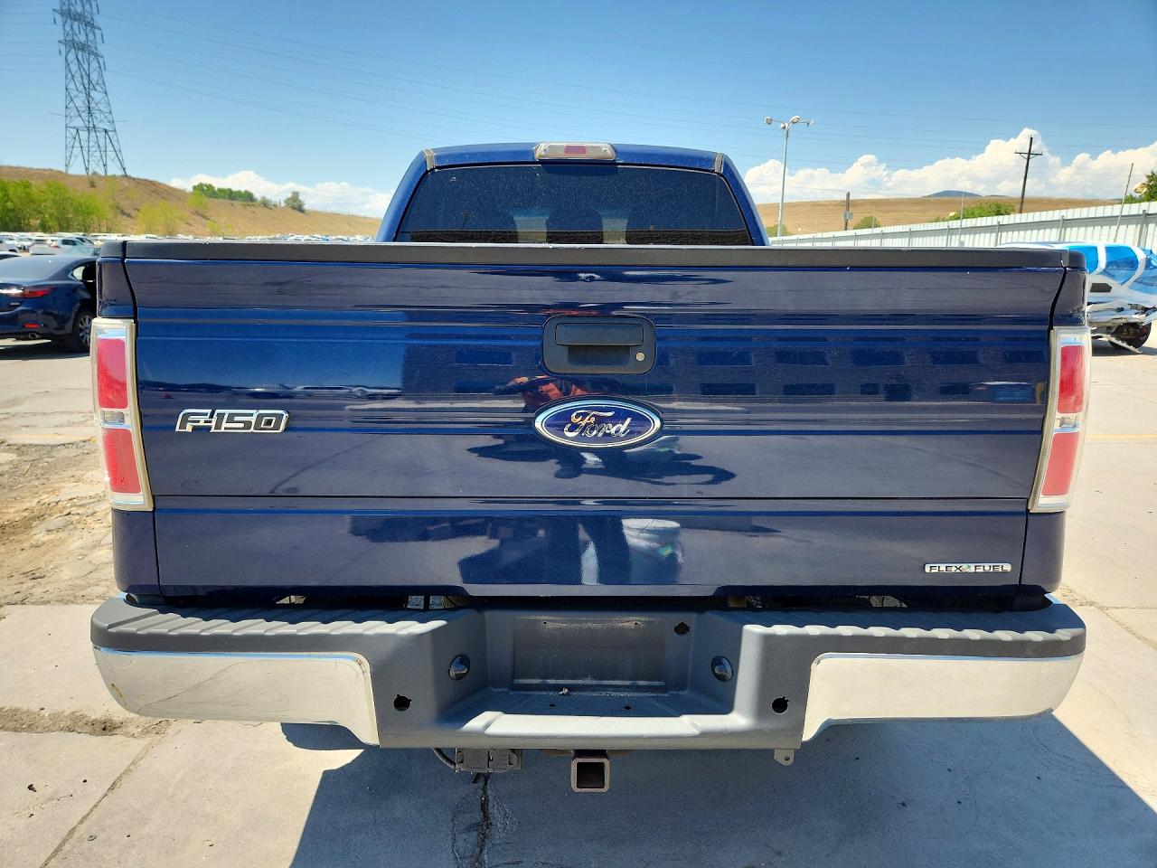 2011 Ford F150 Super Cab Blue vin: 1FTEX1CM7BKD05413