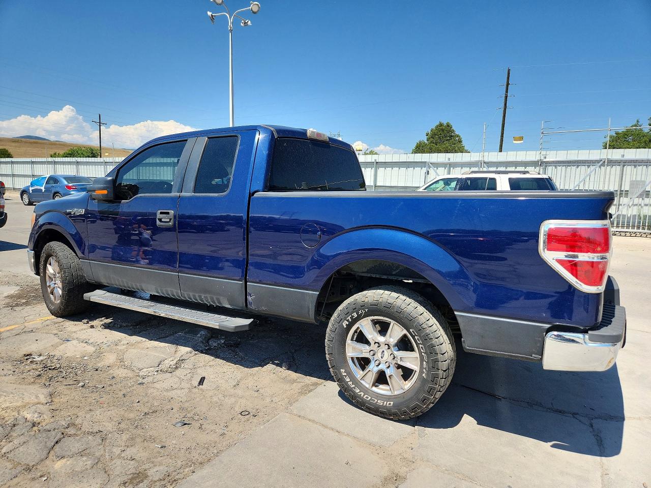 2011 Ford F150 Super Cab Blue vin: 1FTEX1CM7BKD05413