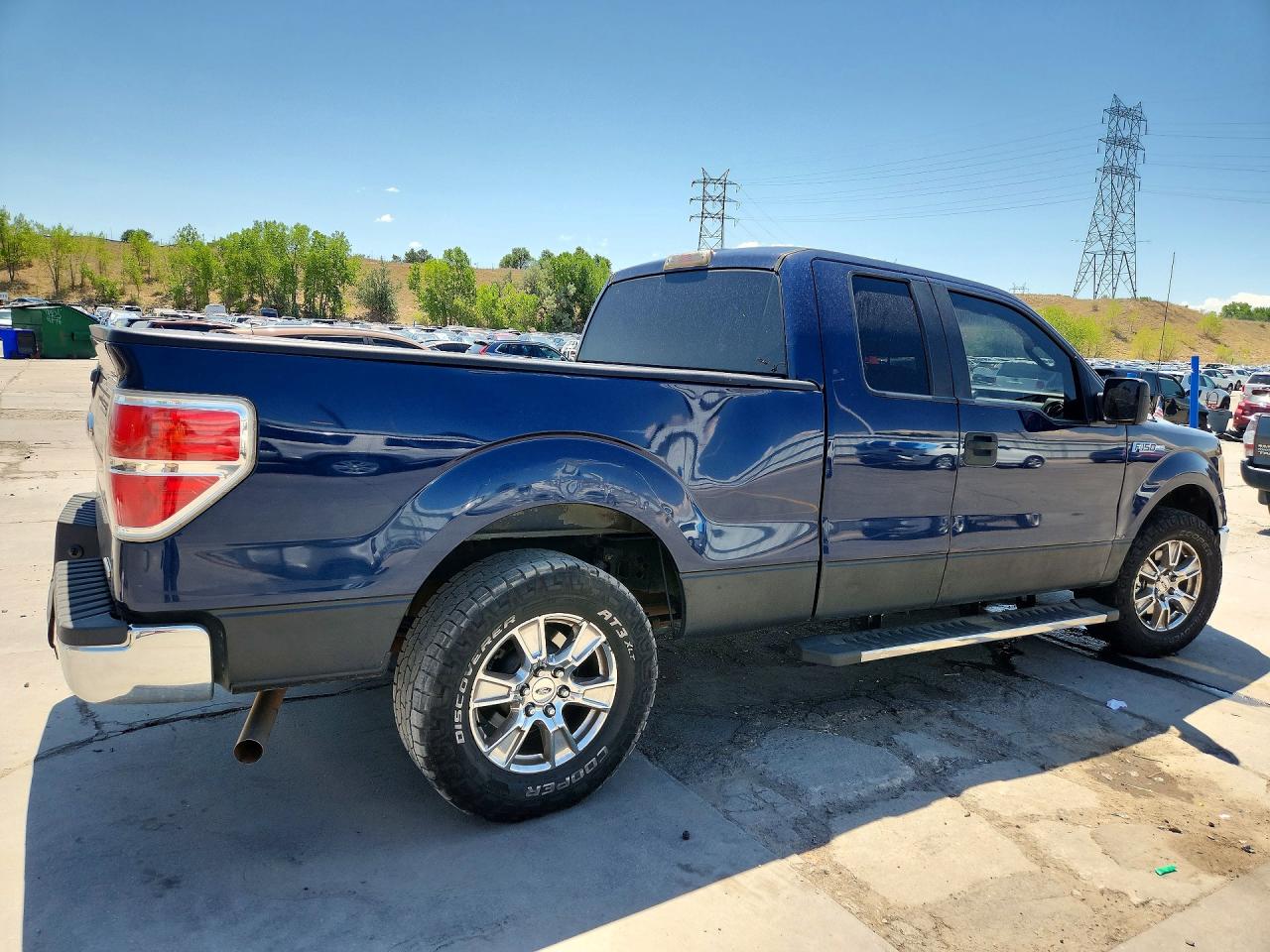 2011 Ford F150 Super Cab Blue vin: 1FTEX1CM7BKD05413