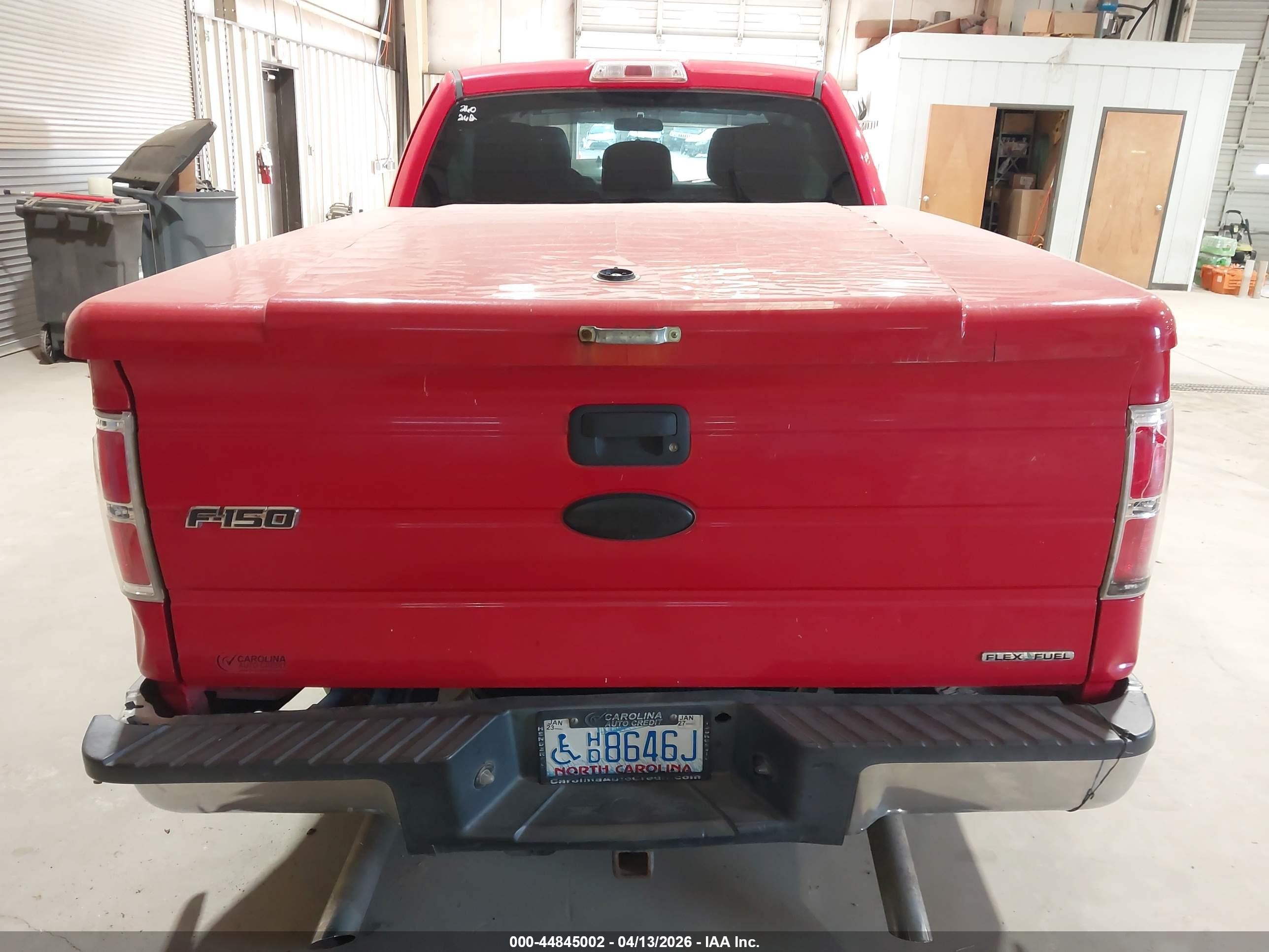 2011 Ford F-150 Xl Red vin: 1FTEX1CM7BKD63196