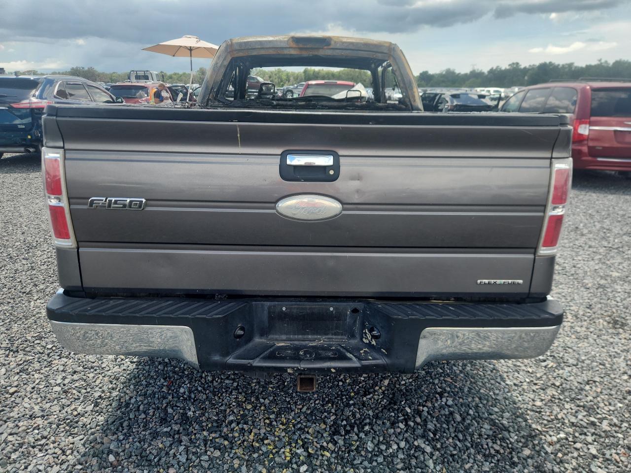 2012 Ford F150 Super Cab Gray vin: 1FTEX1CM7CFA10094