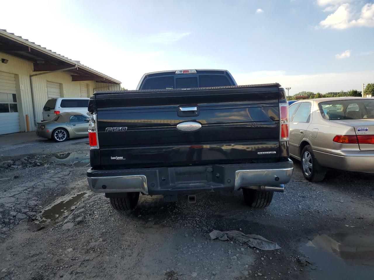 2012 Ford F150 Super Cab Black vin: 1FTEX1CM7CFA54483