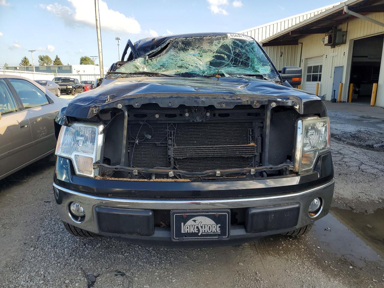 2012 Ford F150 Super Cab Black vin: 1FTEX1CM7CFA54483