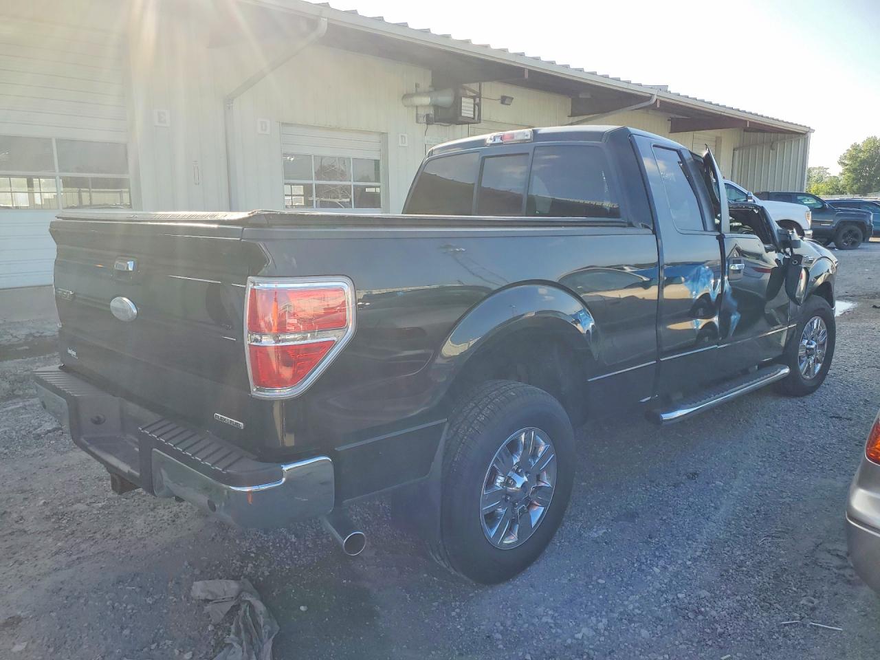 2012 Ford F150 Super Cab Black vin: 1FTEX1CM7CFA54483