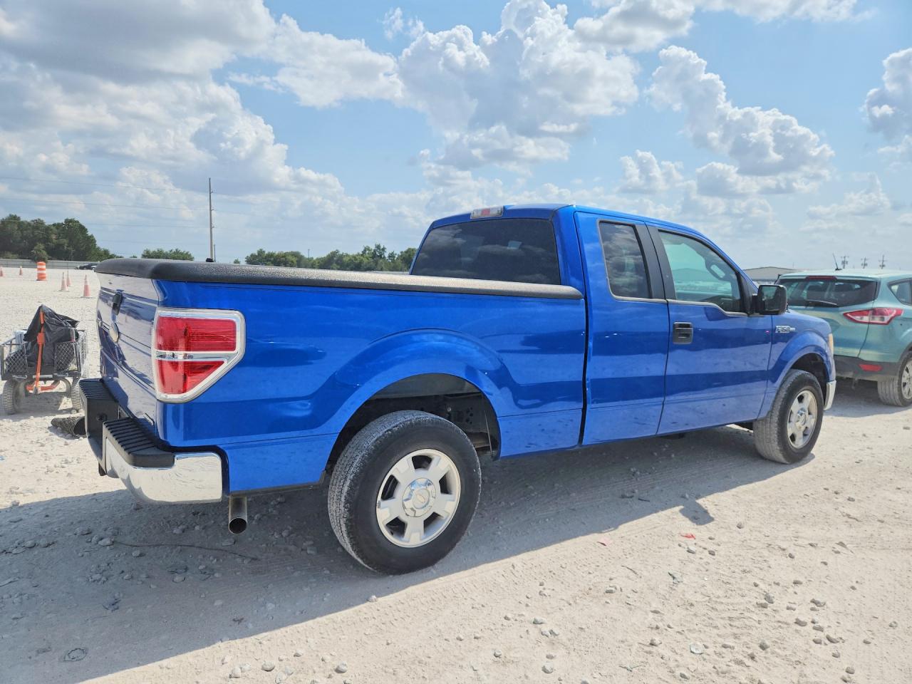 2012 Ford F150 Super Cab Blue vin: 1FTEX1CM7CFA57061