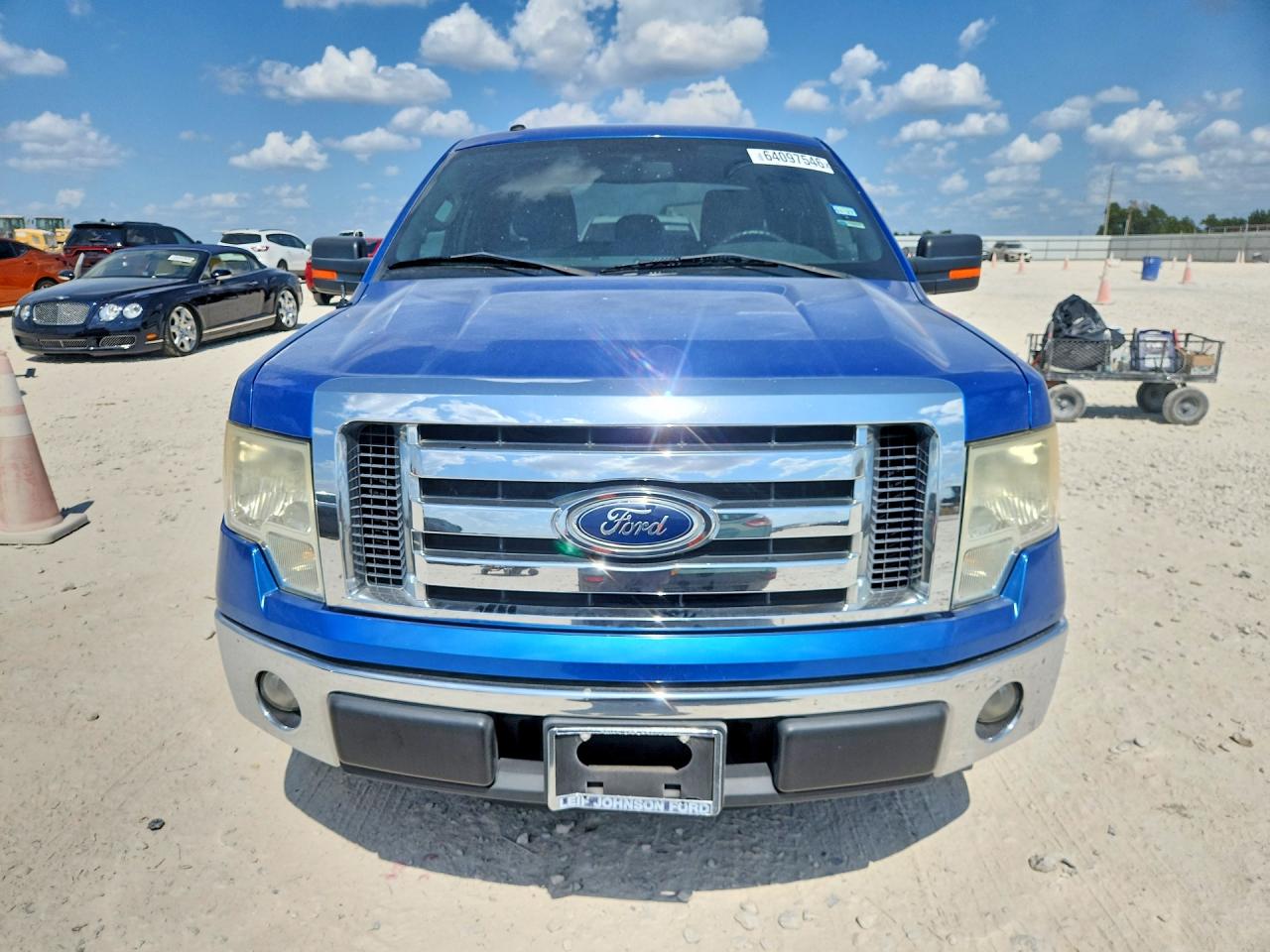 2012 Ford F150 Super Cab Blue vin: 1FTEX1CM7CFA57061