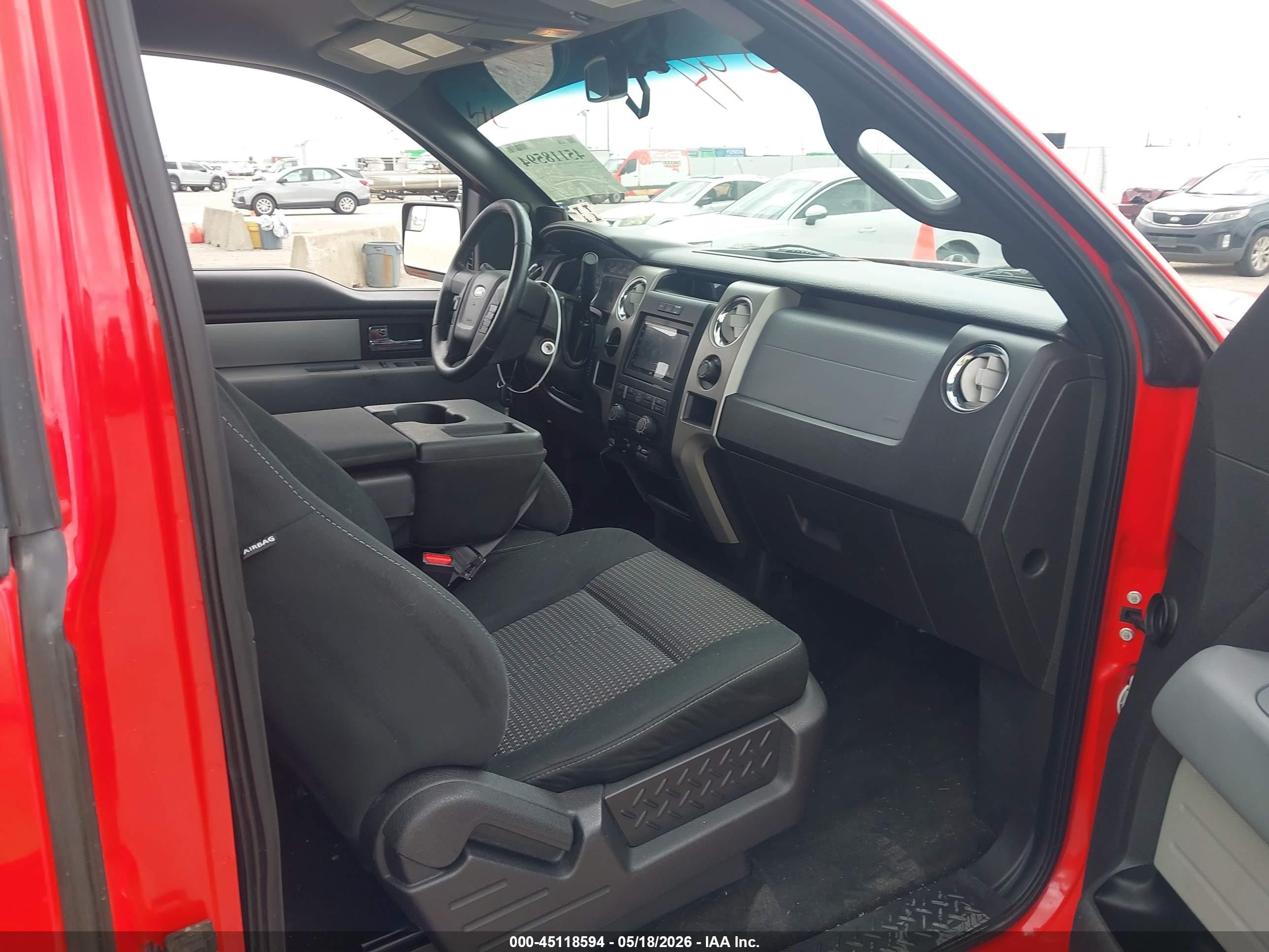 2012 Ford F-150 Xlt Red vin: 1FTEX1CM7CFB53837