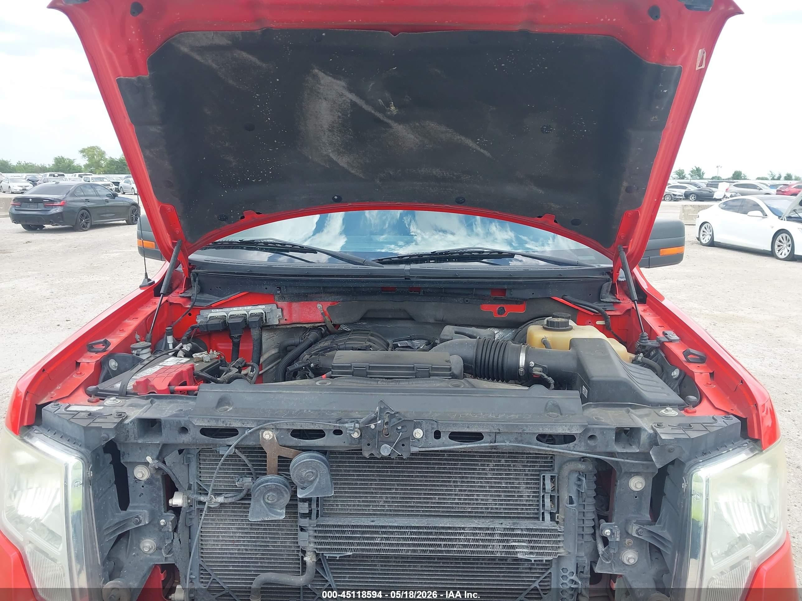 2012 Ford F-150 Xlt Red vin: 1FTEX1CM7CFB53837