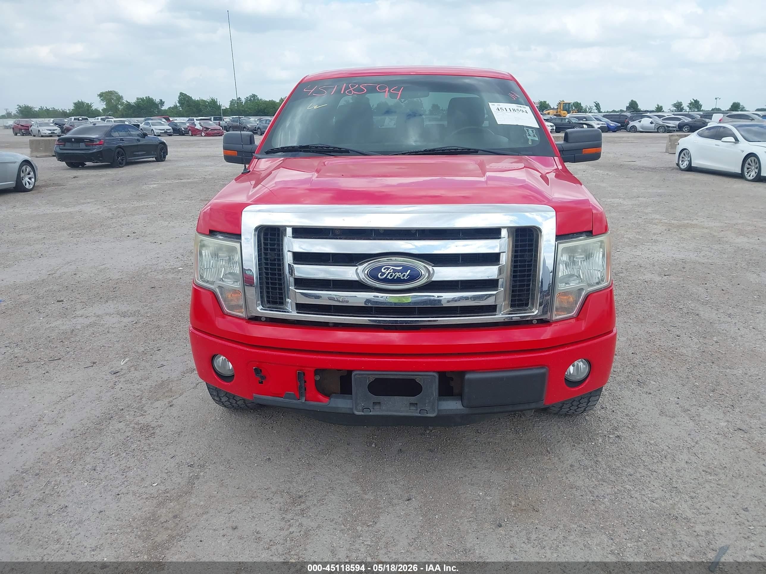 2012 Ford F-150 Xlt Red vin: 1FTEX1CM7CFB53837