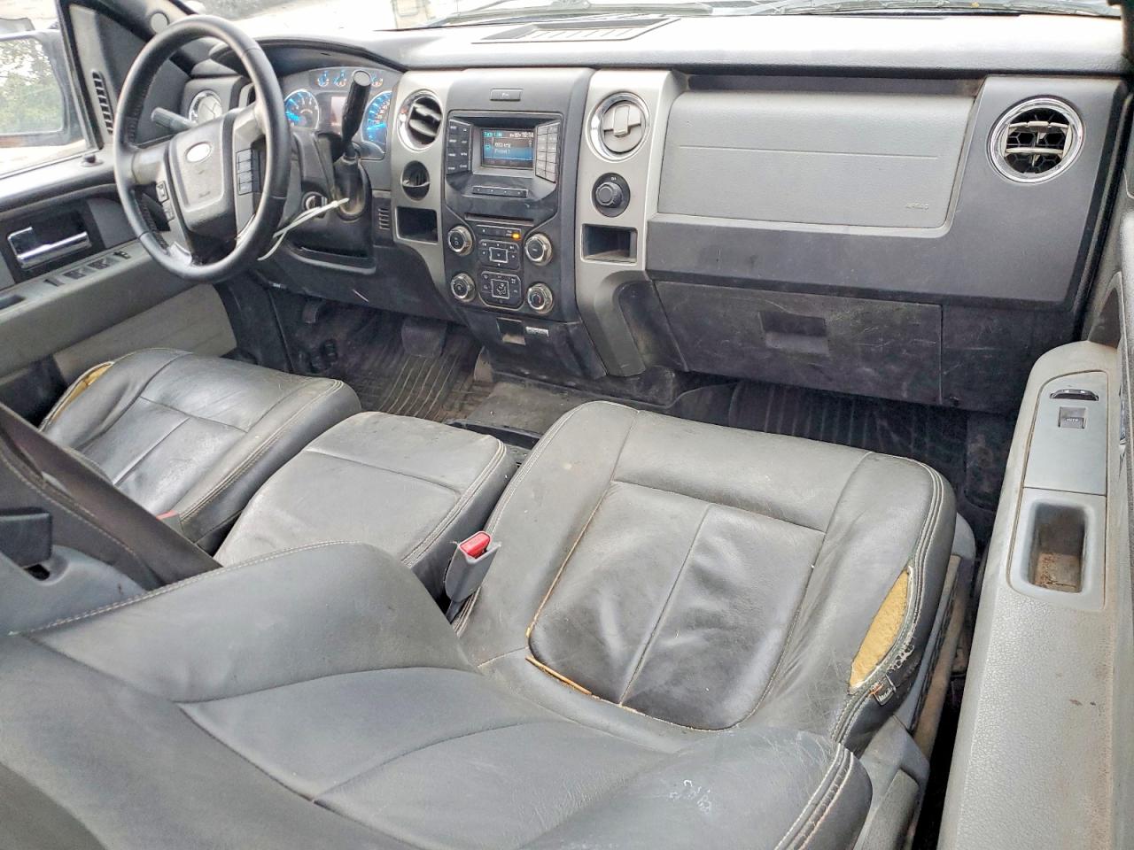 2013 Ford F150 Super Cab Gray vin: 1FTEX1CM7DFB27255