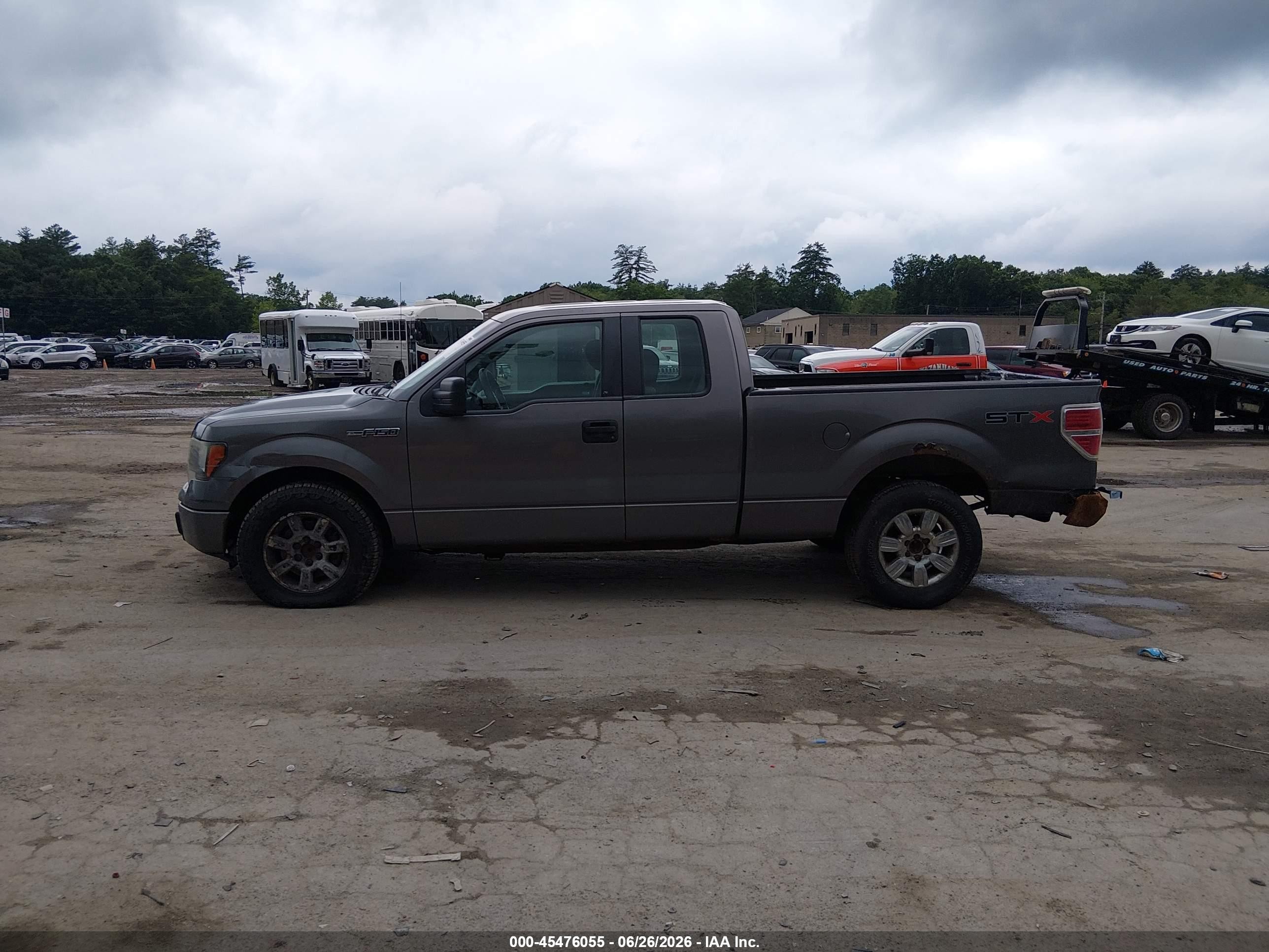 2013 Ford F-150 Stx/xl/xlt Gray vin: 1FTEX1CM7DKF88401