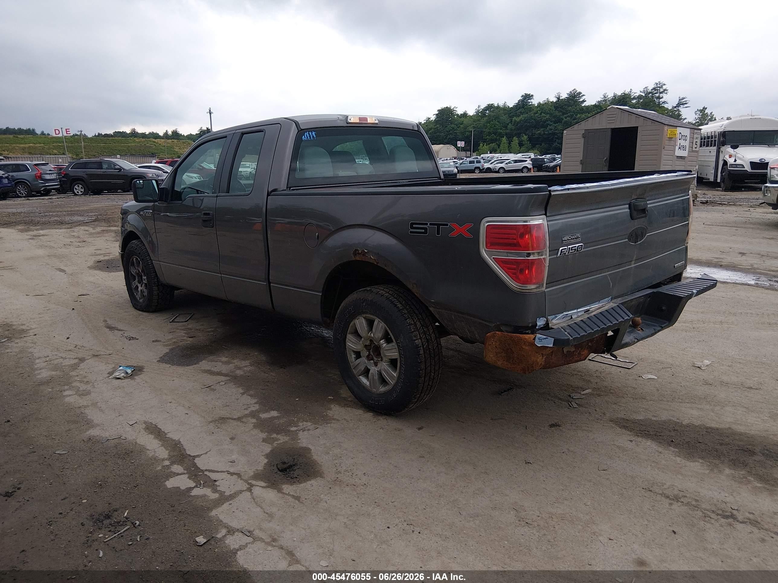 2013 Ford F-150 Stx/xl/xlt Gray vin: 1FTEX1CM7DKF88401