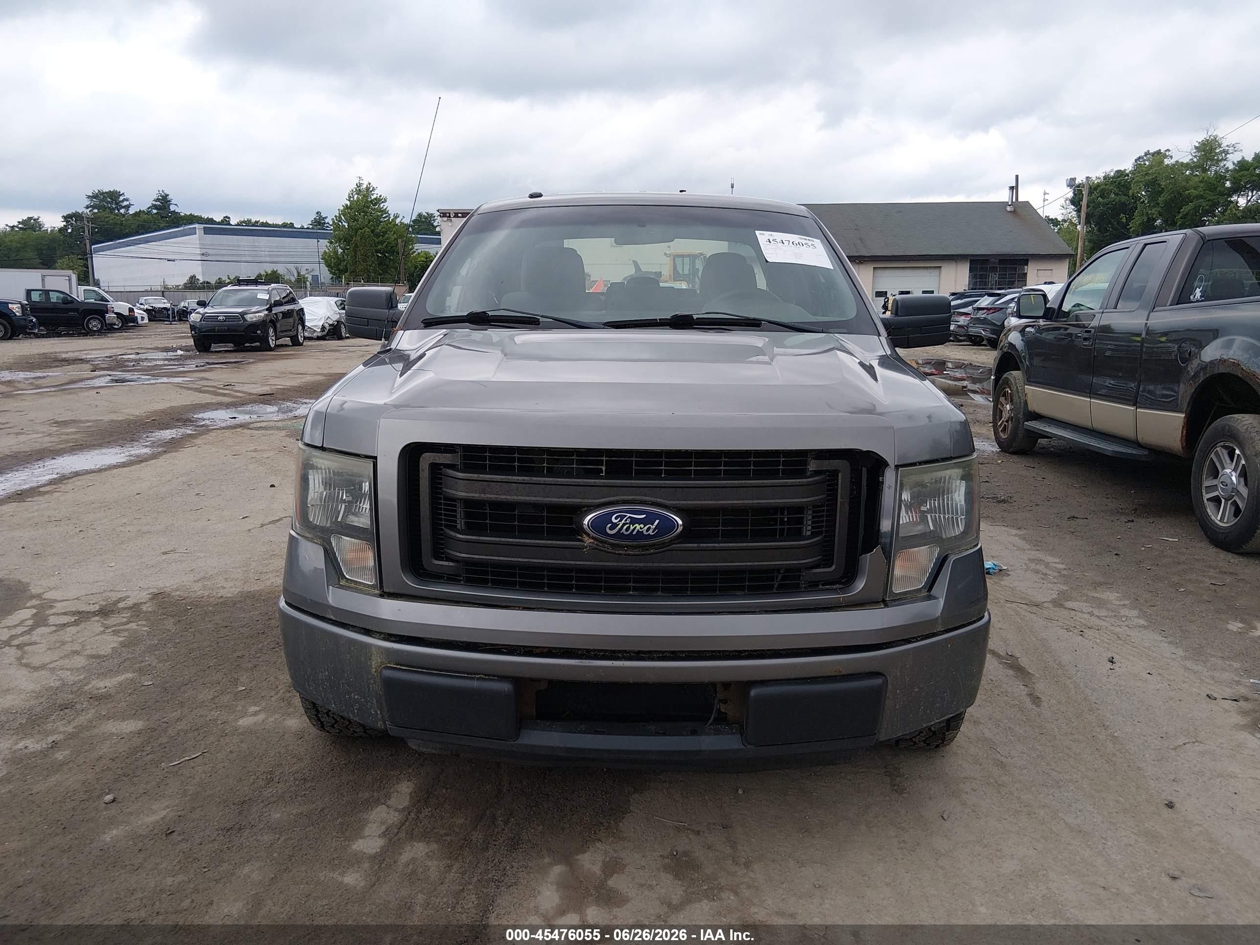 2013 Ford F-150 Stx/xl/xlt Gray vin: 1FTEX1CM7DKF88401
