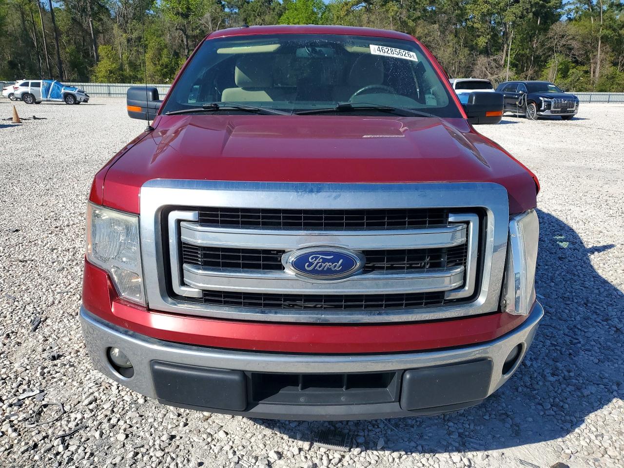 2014 Ford F150 Super Cab Red vin: 1FTEX1CM7EFA04895