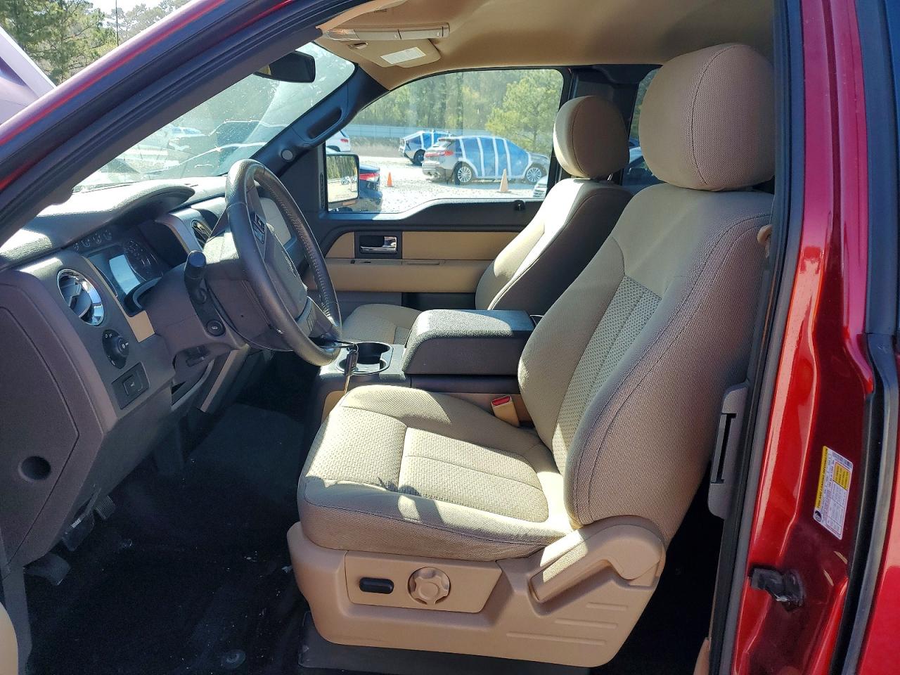 2014 Ford F150 Super Cab Red vin: 1FTEX1CM7EFA04895