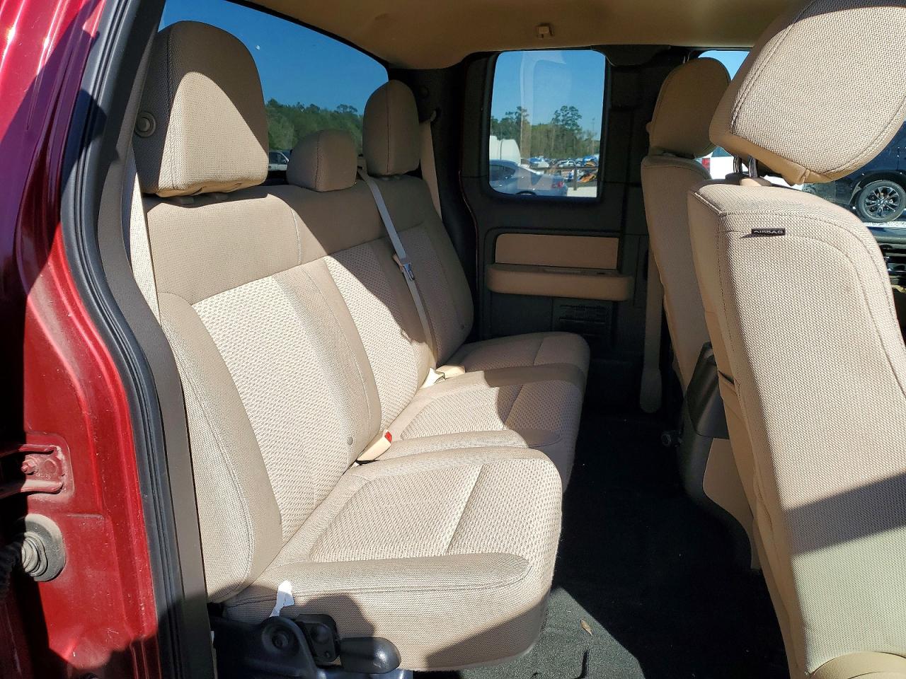 2014 Ford F150 Super Cab Red vin: 1FTEX1CM7EFA04895