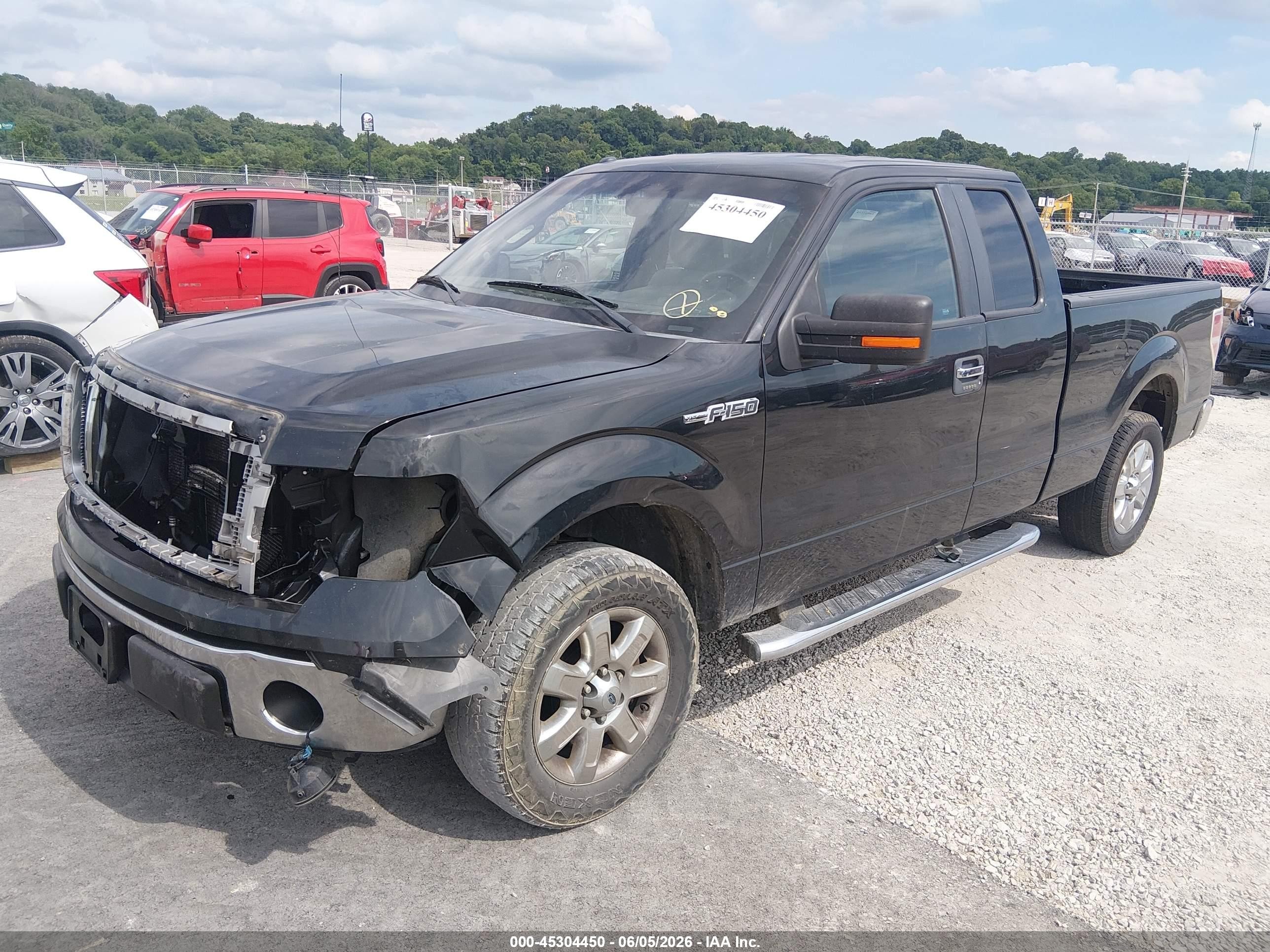2014 Ford F-150 Xlt Black vin: 1FTEX1CM7EFA62327