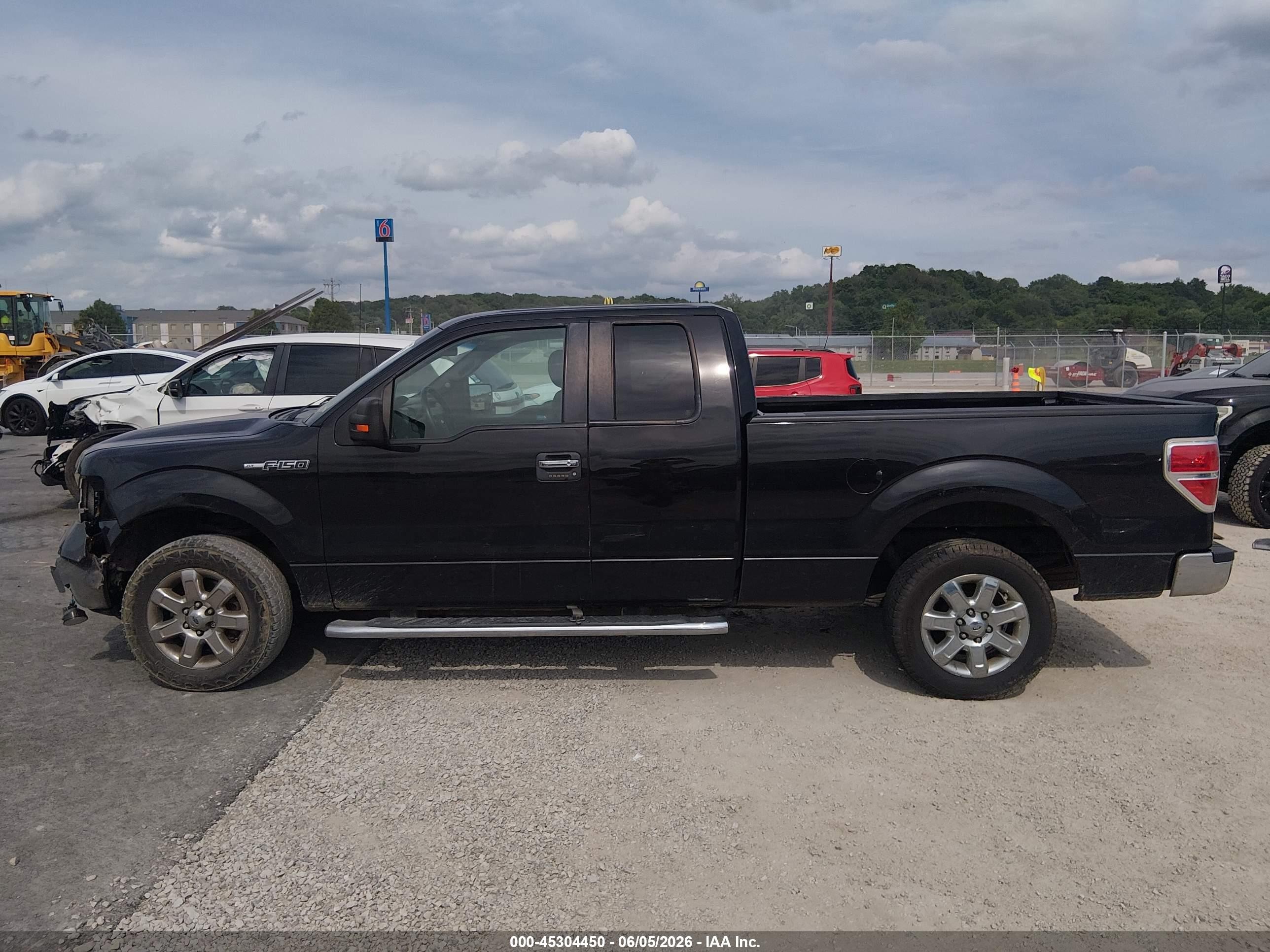 2014 Ford F-150 Xlt Black vin: 1FTEX1CM7EFA62327
