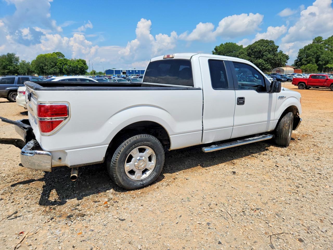 2011 Ford F150 Super Cab Белый vin: 1FTEX1CM8BFC83222