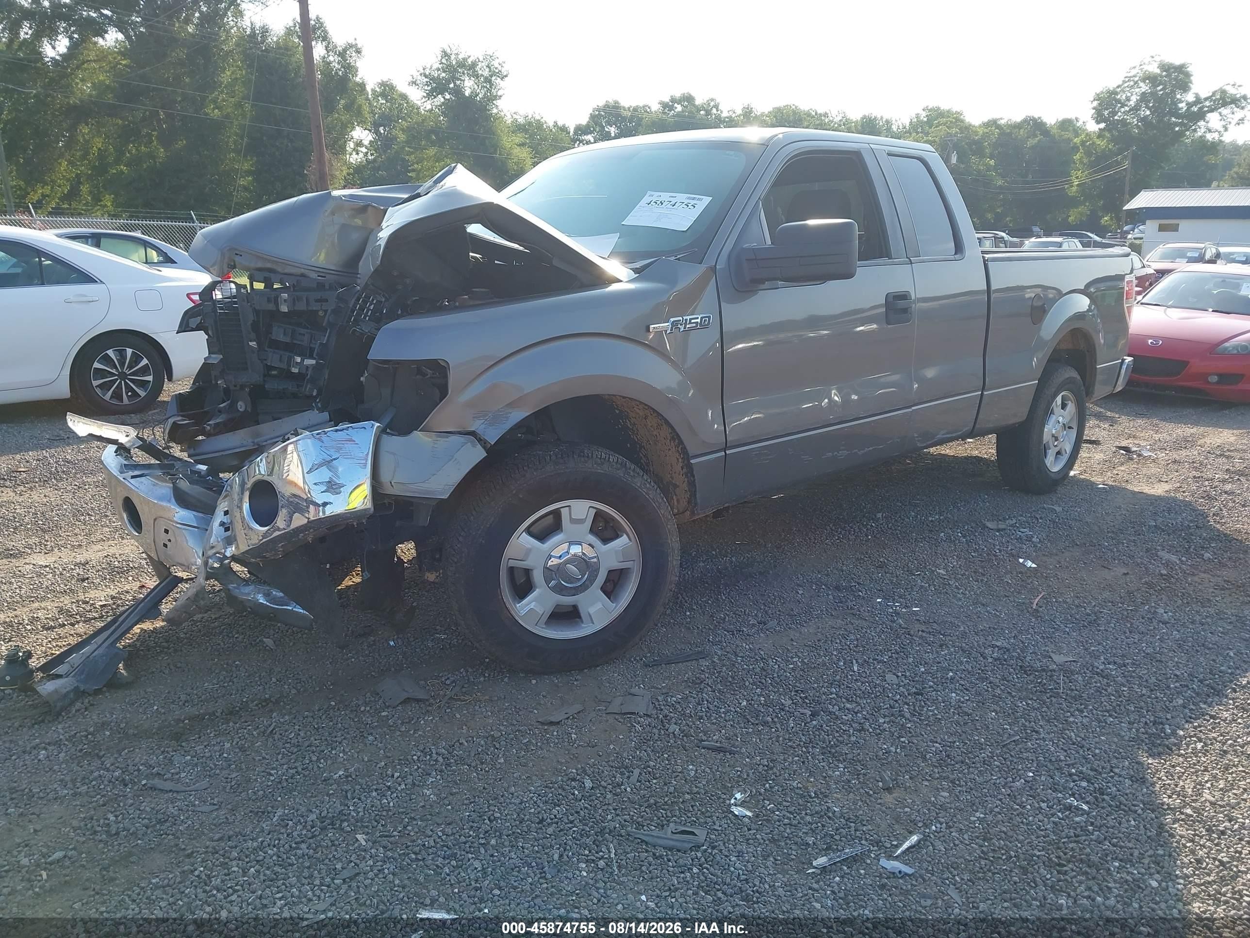 2012 Ford F-150 Xlt Gray vin: 1FTEX1CM8CFA85046