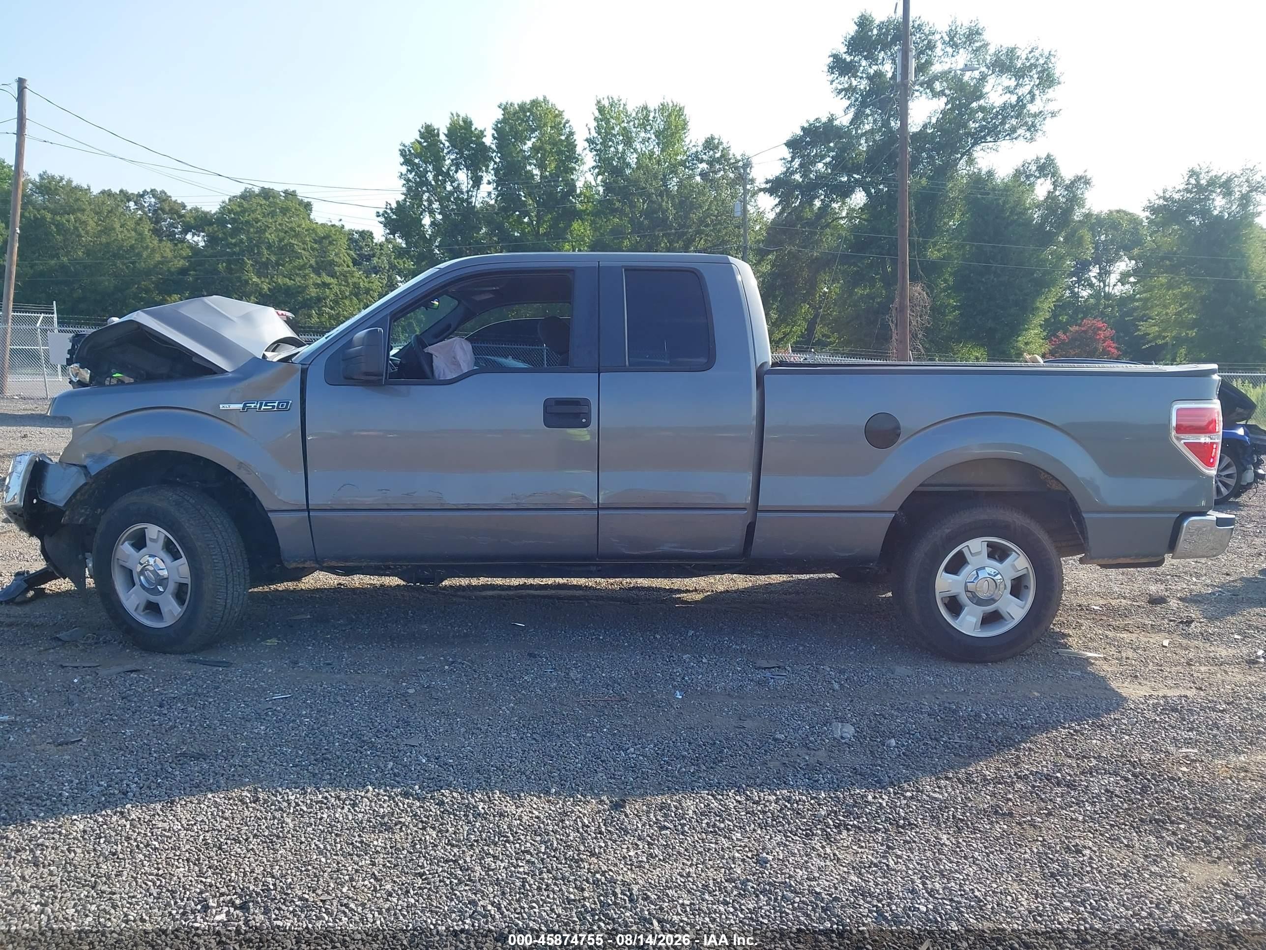 2012 Ford F-150 Xlt Gray vin: 1FTEX1CM8CFA85046