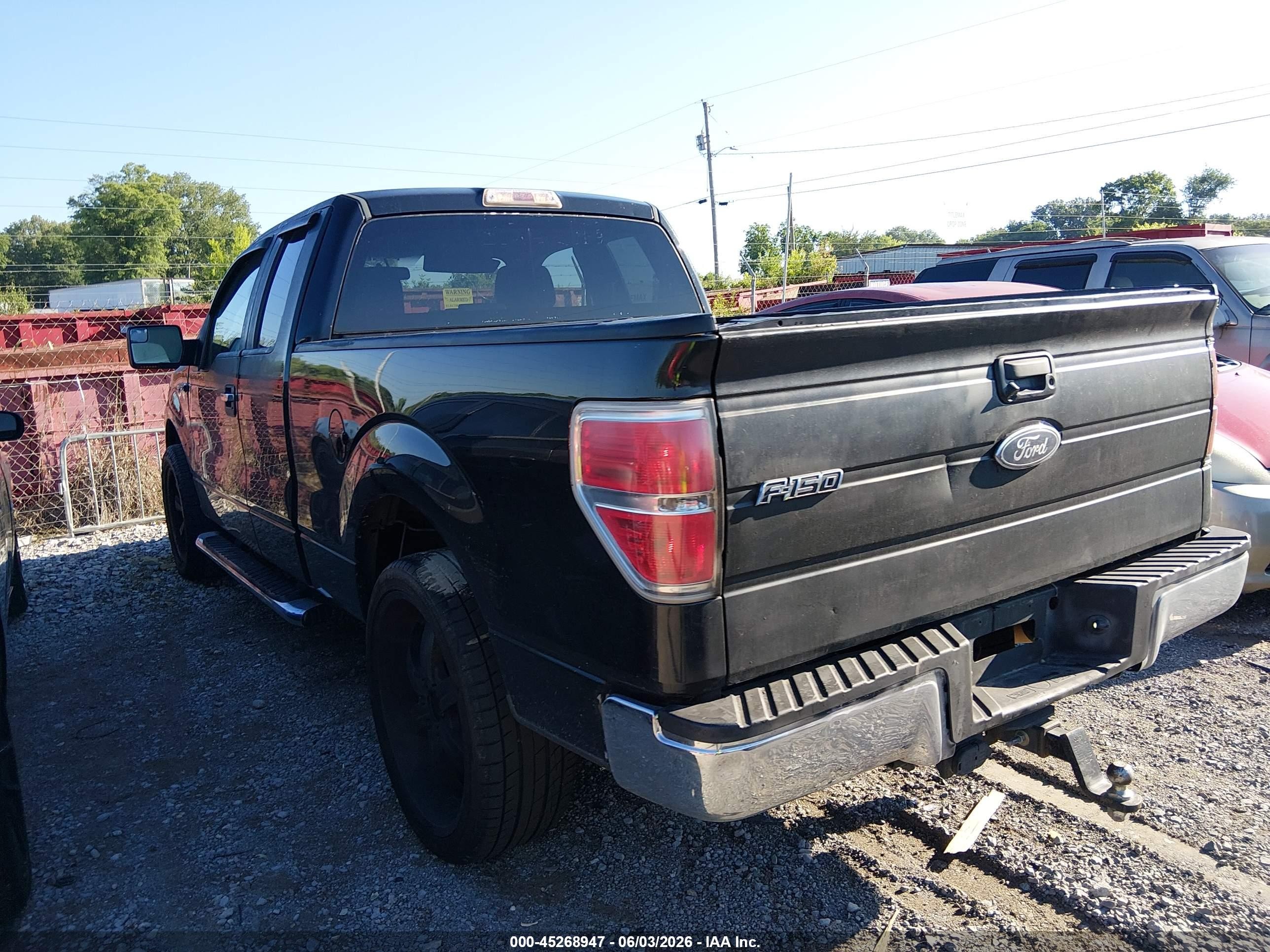 2012 Ford F-150 Xlt Black vin: 1FTEX1CM8CFB61364