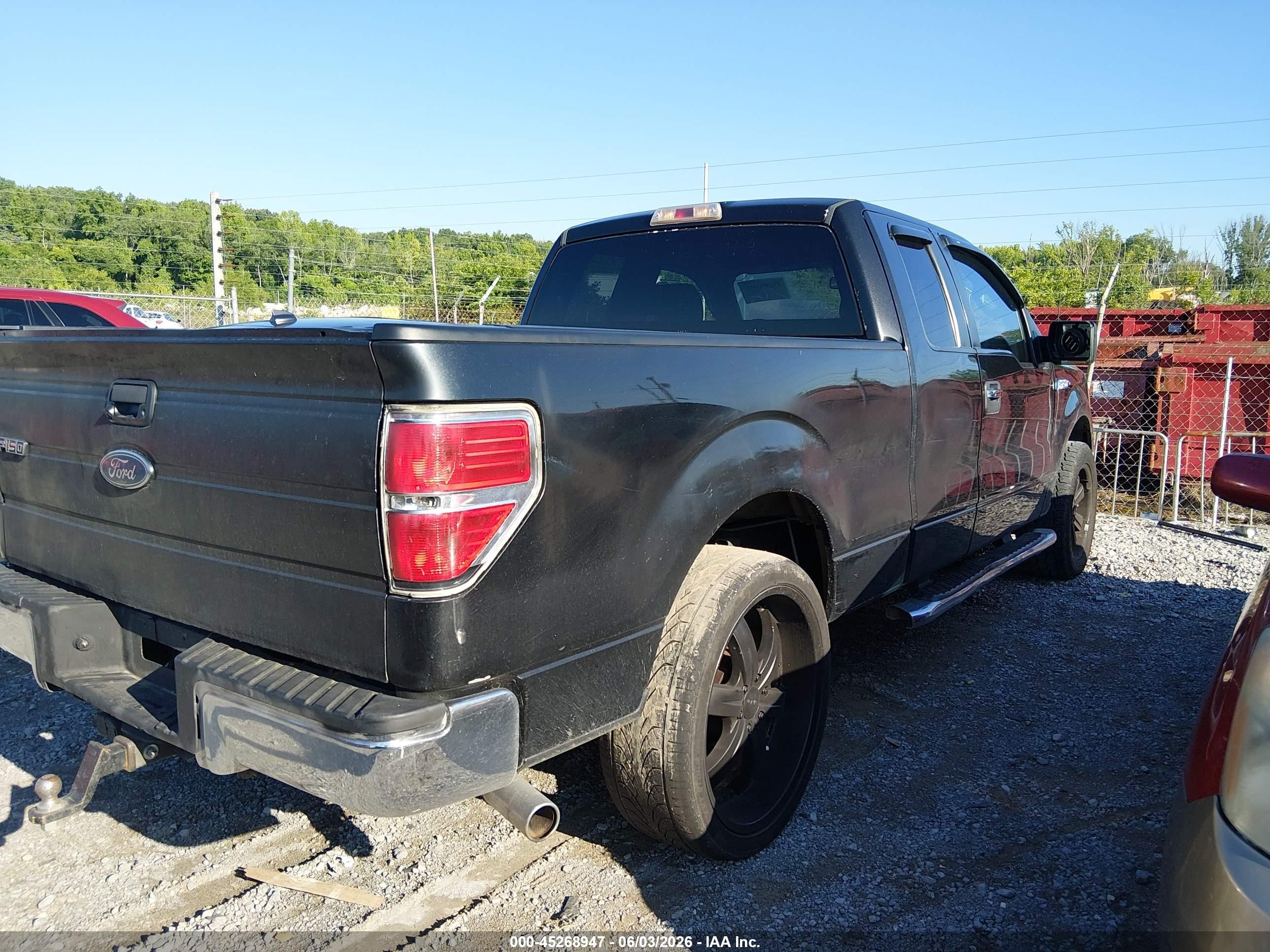 2012 Ford F-150 Xlt Black vin: 1FTEX1CM8CFB61364