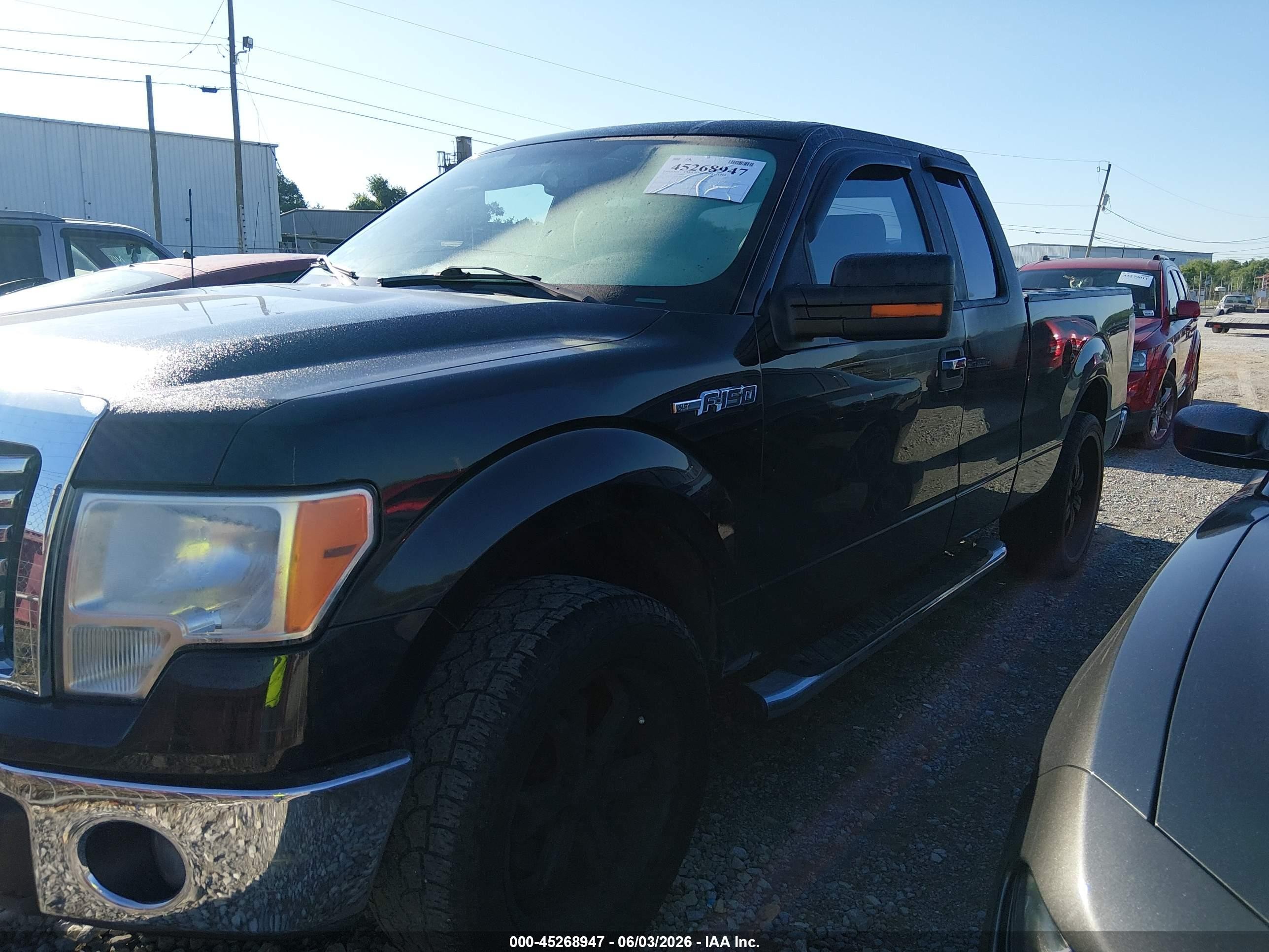 2012 Ford F-150 Xlt Black vin: 1FTEX1CM8CFB61364